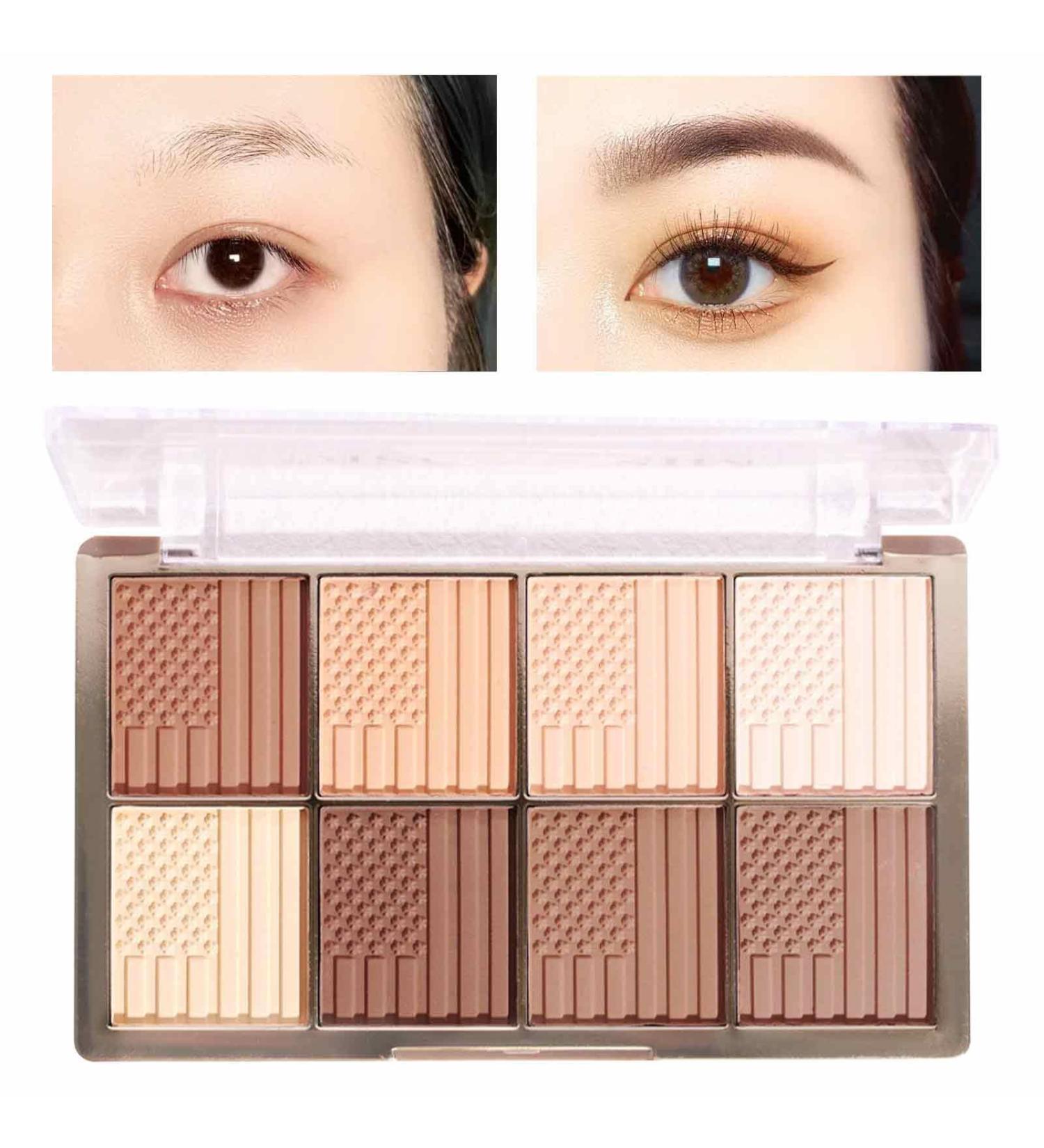 Setting Makeup Powder Waterproof Oilproof Face Makeup Palette Face Shading Powder 4 Highly Pigmented Colors for Contouring and Highlighting Shzons 02 - Buy Online on GoSupps.com