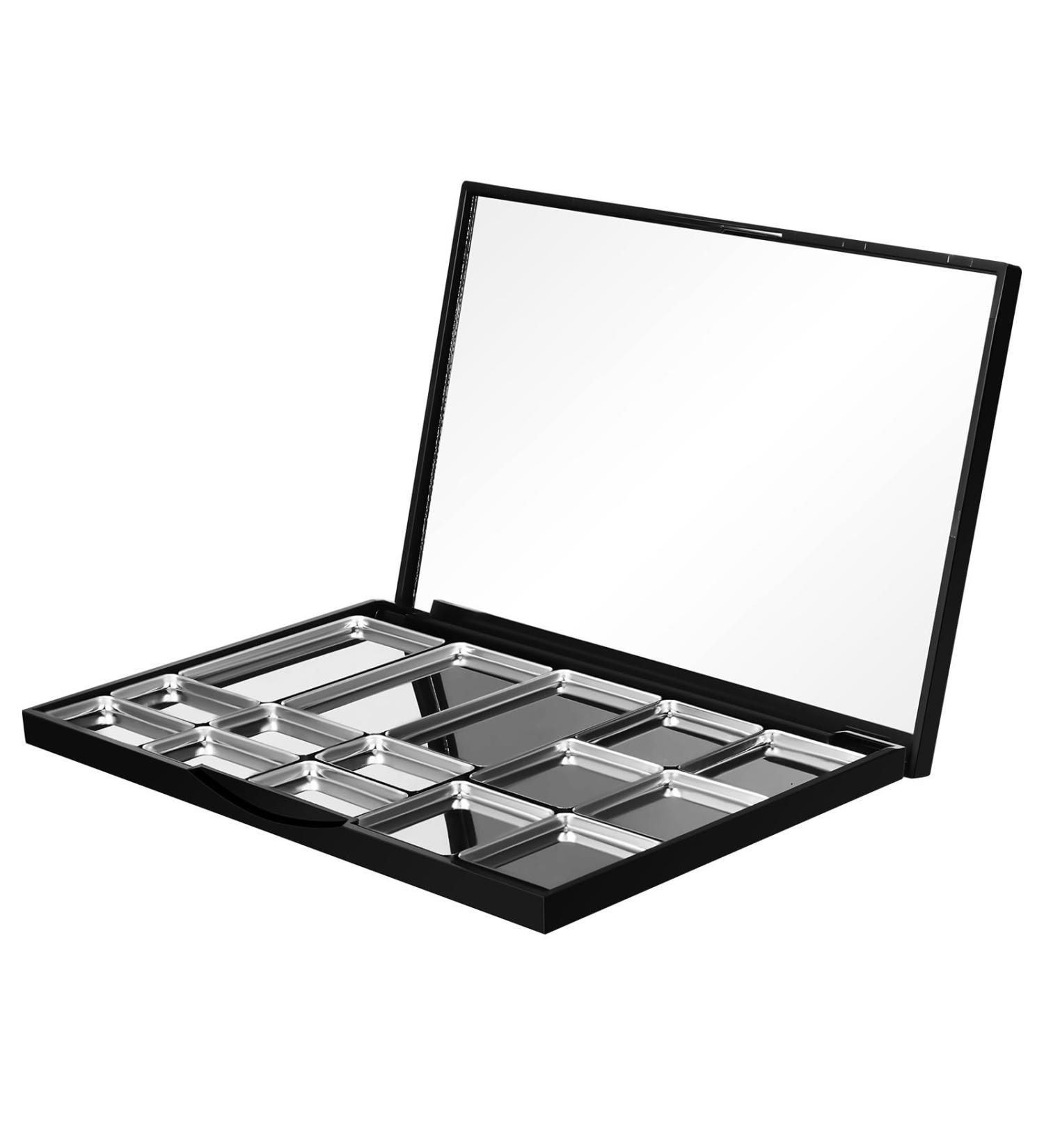 Housoutil Palette Magn tique pour Fards Paupi res Vide Plateau de Maquillage Carr Compact Base Magn tique Miroir Int gr Portable et Polyvalent pour Maquillage Professionnel et - Buy Online on GoSupps.com