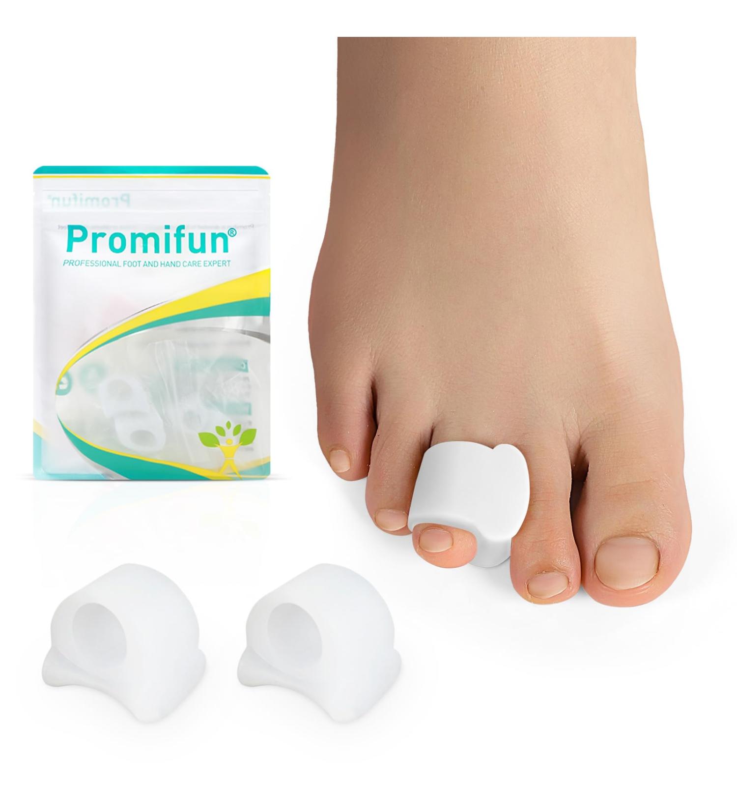 Toe Spacers Correct Toes - 12 Pack - Align & Relieve Overlapping Toes for Men & Women | Bunion & Hammer Toe Straightener (Medium White - Buy Online on GoSupps.com