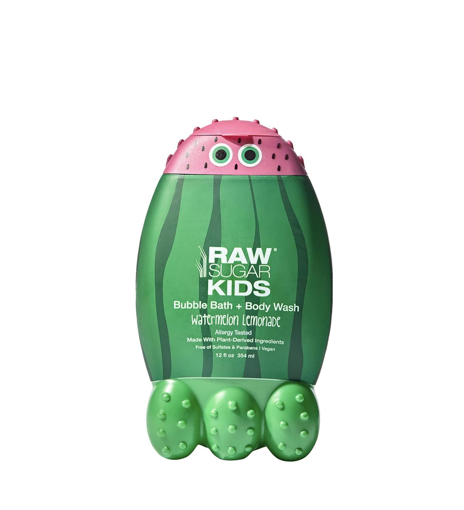 RAW SUGAR Kids Watermelon Lemonade Bubble Bath & Body Wash - 12 fl oz - Buy Online on GoSupps.com