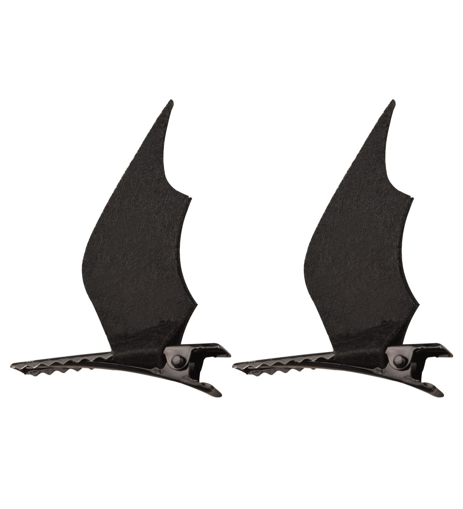 Lezevn 1 Pair Halloween Bat Hair Clips Bat Wings Clips for Halloween Party Fancy Hair Accessories (1 Pair) - Buy Online on GoSupps.com