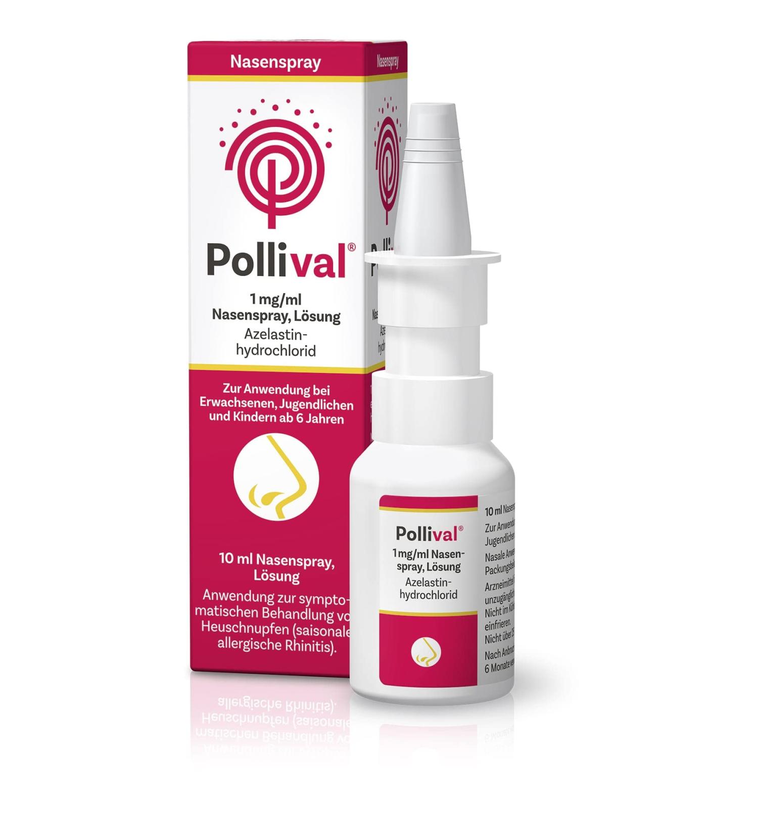 Pollival Nasal Spray 10ml | Fast Relief for Acute Allergy Symptoms | International Shipping Available - Buy Online on GoSupps.com