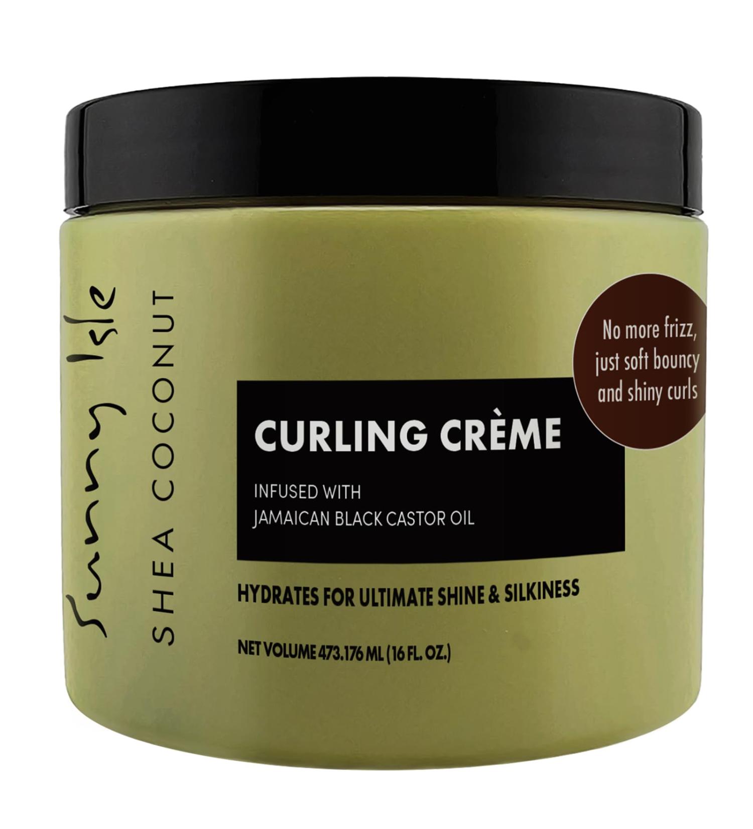 Sunny Isle Shea Coconut Curling Creme 16oz - Jamaican Black Castor Oil Curl Definition Frizz Control | International Shipping - Buy Online on GoSupps.com