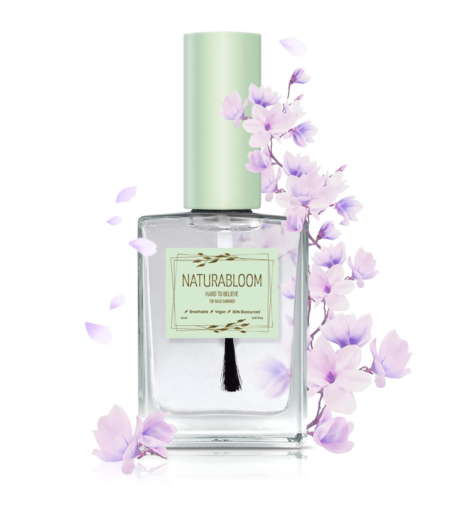 NATURABLOOM 3-In-1 Nail Strengthener & Growth Polish - Professional Vegan Top Coat - Buy Online on GoSupps.com