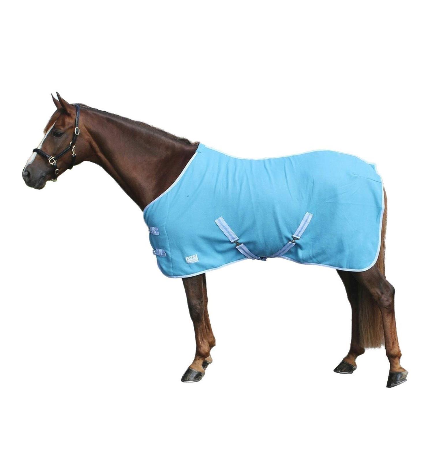 Netproshop Basic Horse Sweat Rug - Fleece Quality Size 135 Light Blue - International Shipping - Buy Online on GoSupps.com