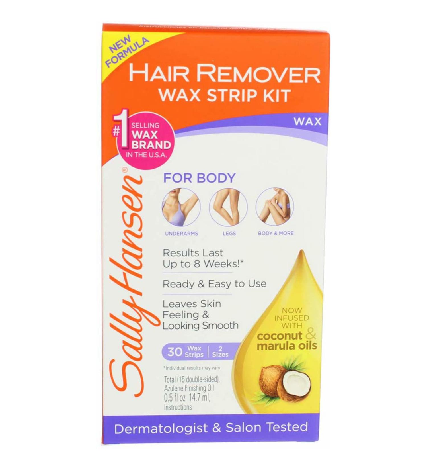 Sally Hansen Wax Strip Kit for Body, Legs, Arms, and Bikini - 3 Pack - Buy Online on GoSupps.com