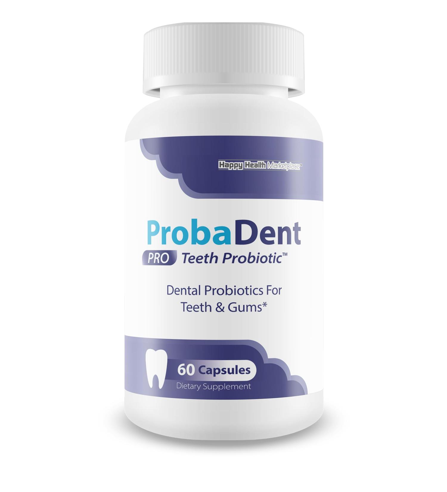 Proba Dent Pro Teeth Probiotic - Our Best Dental Probiotics for Dental Care - Oral Probiotics for Teeth and Gums - Oral Dental Probiotics For Bad Breath - Plan Ahead & Practice Provadent Mouth Care - Buy Online on GoSupps.com