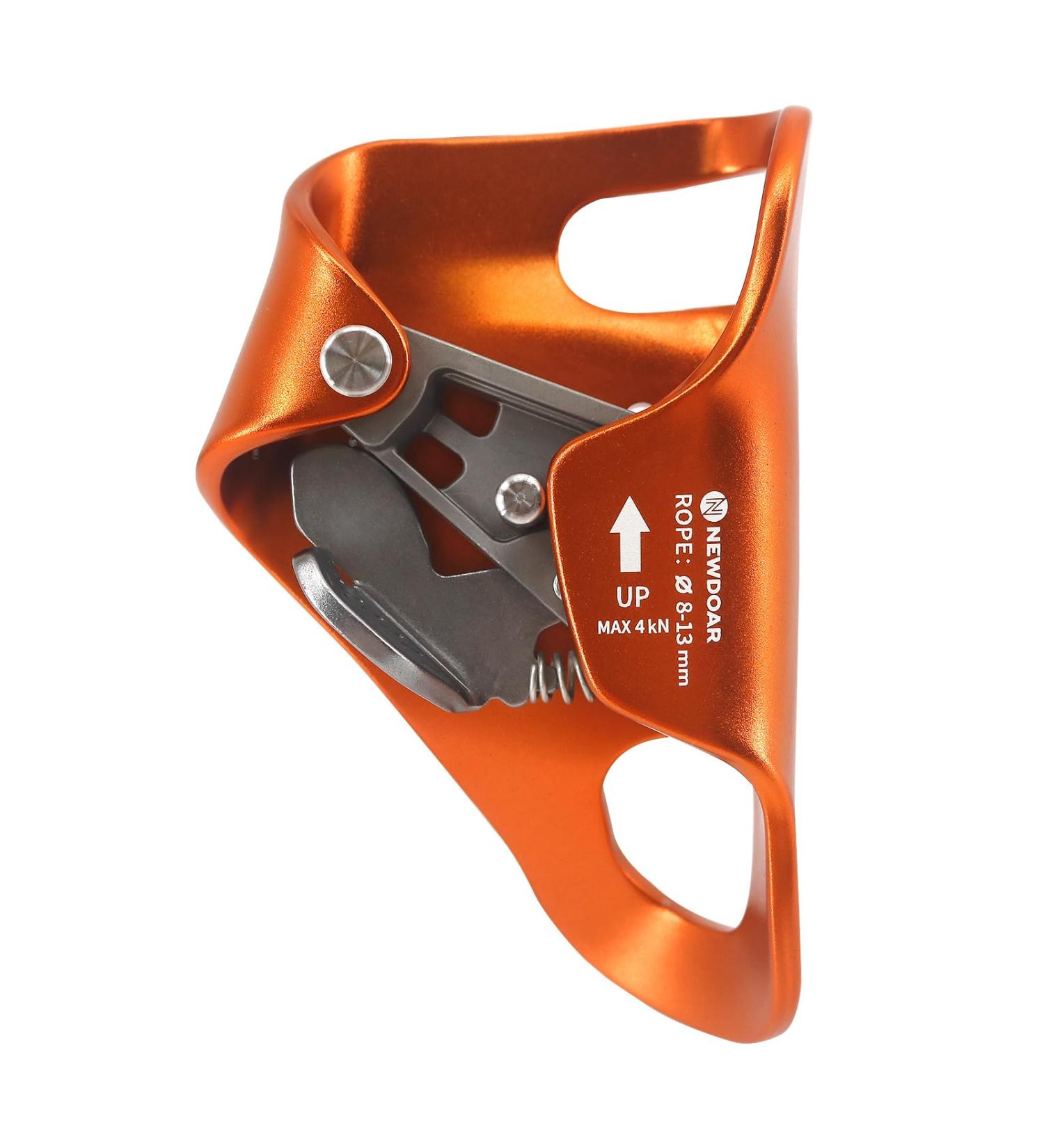 Newdoar CE-Certified Climbing Breast Ascender | Vertical Cable Climbing Equipment for 8-13mm Rope - Perfect for Tree Climbing and Climbing Enthusiasts - Buy Online on GoSupps.com