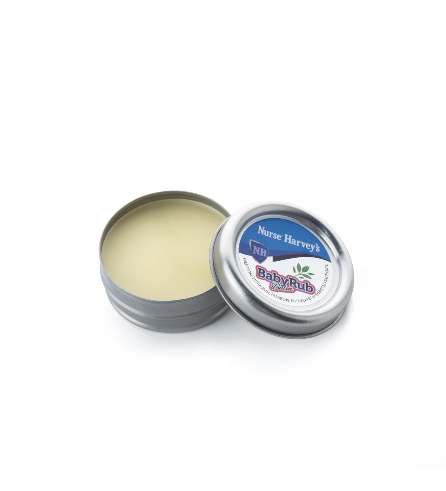 NURSE HARVEY'S BABY RUB BALM (Purely Natural Baby Chest Rub 3 Month+ Soothes Coughs & Stuffy Noses) 0.7Fl Oz - Buy Online on GoSupps.com