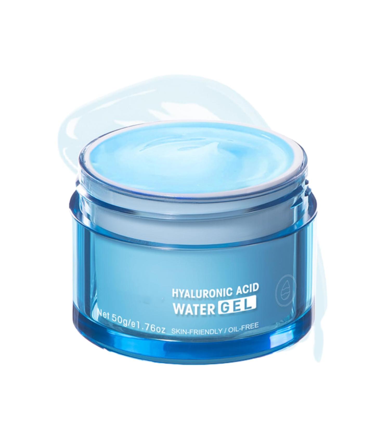 Hydrating Gel Face Cream - Moisturiser Face Women - Face Cream for Women - Sodium hyaluronate Ingredients - Moisturiser for Dry Skin - Light Texture and Easy Absorption - Buy Online on GoSupps.com