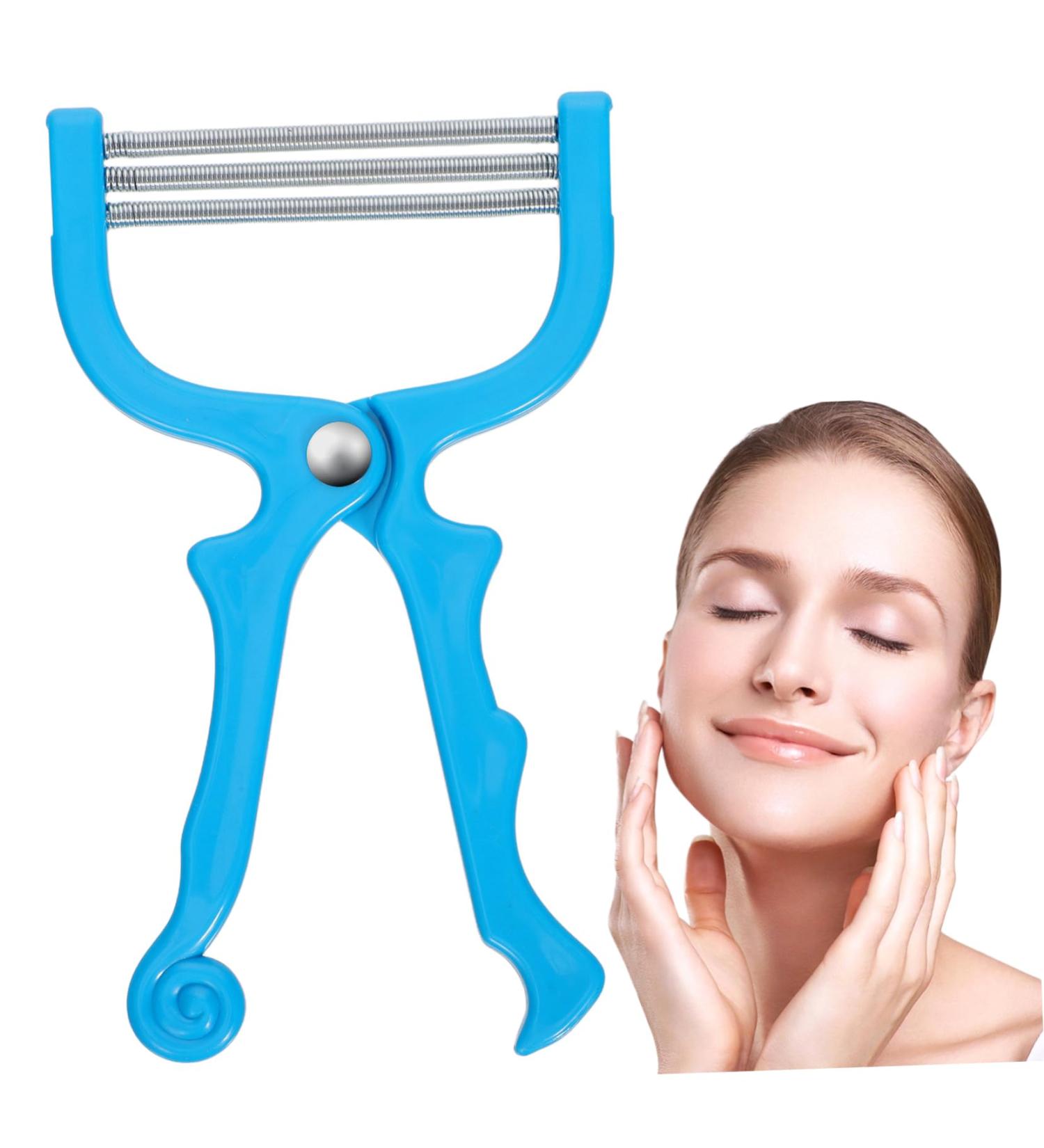 Homoyoyo pilateur Facial Manuel Ressort Bleu pour Visage Brosse D' pilation Portative L ger et Portable pour Femmes limination du Duvet sur Front Joues et Menton Usage Beaut  - Buy Online on GoSupps.com