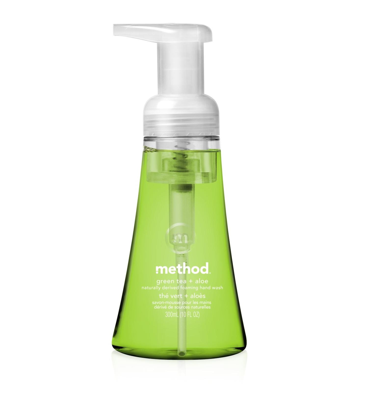 Method Naturally Derived Foaming Hand Wash - Green Tea & Aloe | 10 oz - Eco-Friendly International Shipping - Buy Online on GoSupps.com