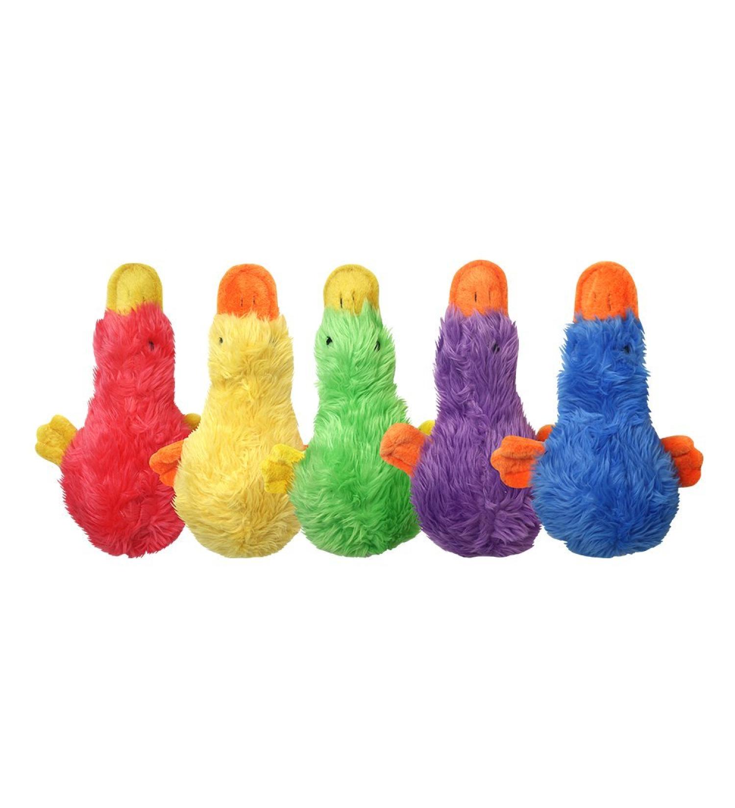 Multipet Duckworth Plush Dog Toy 13"- Assorted Colors