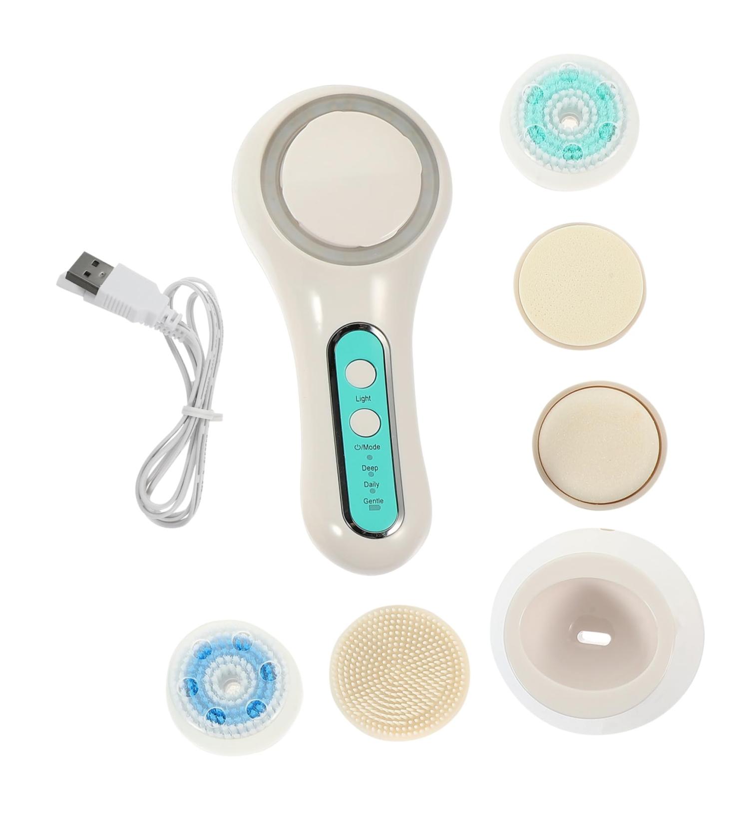 DOITOOL 1 Set Facial Cleansing Brush Pore Cleaner Oil Cleanser for Face Banana Hair Claw Clips Fascinators for Women Silicone Cleaning Brush Face Cleaner Brush Abs - Buy Online on GoSupps.com