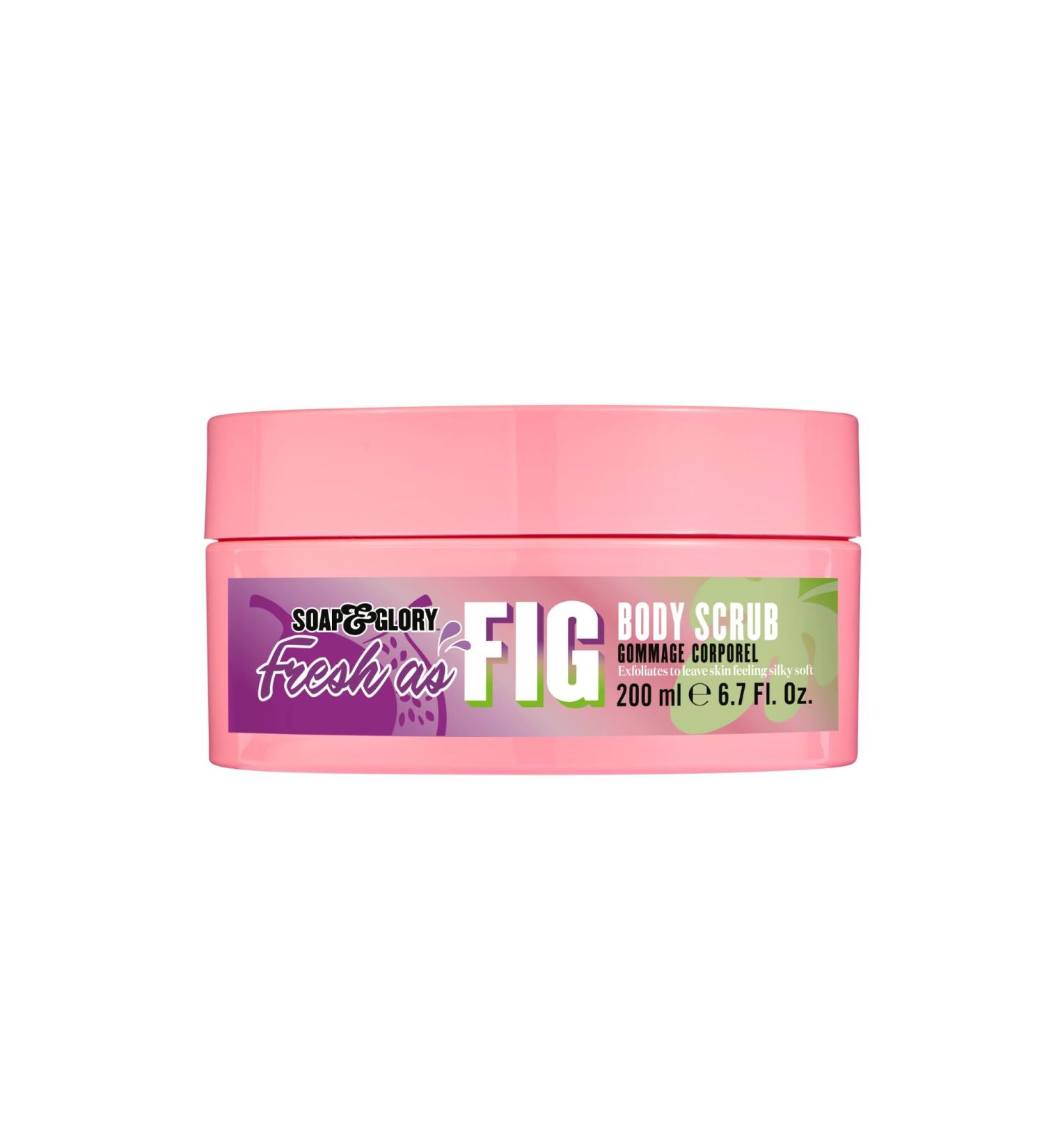 Soap & Glory Limited Edition Fresh as Fig Body Scrub - Gentle Exfoliating Scrub with Shea Butter & Aloe Vera for Dry Skin - 200ml - Buy Online on GoSupps.com