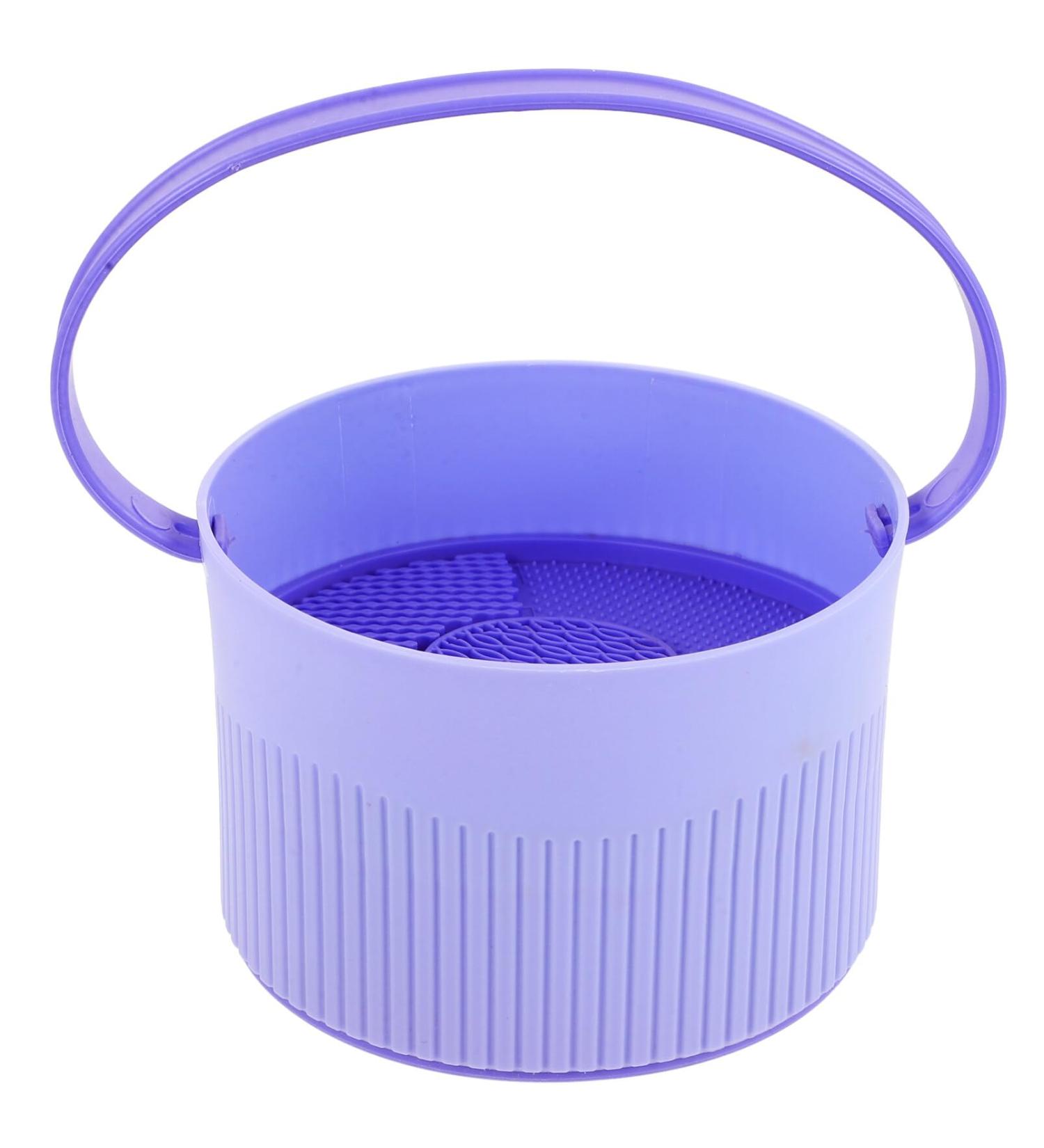 3-in-1 Makeup Brush Cleaner & Organizer | Silicone Cleaning Mat & Storage Bowl for Air Drying | International Shipping - Buy Online on GoSupps.com