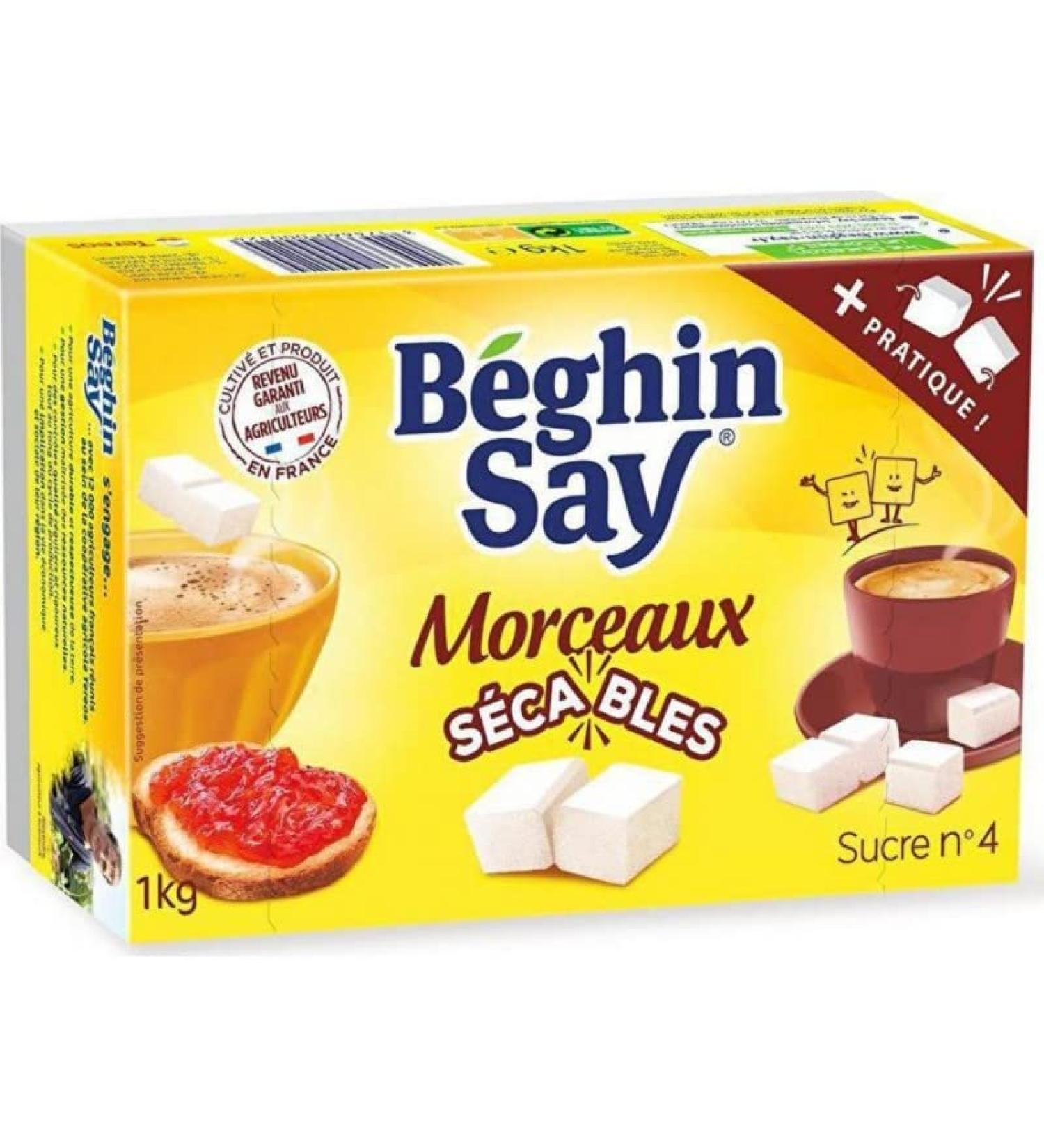 Béghin Say Sugar Cuttable Pieces 1 kg (Pack of 6)