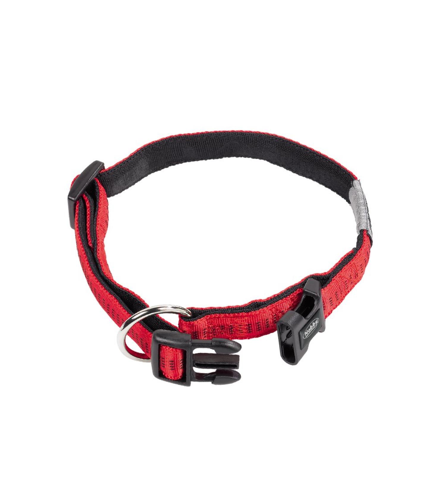 Nobby Soft Grip Collar - Red - Adjustable 20-30 cm 10 mm Width - 1 Piece for Dogs - International Shipping - Buy Online on GoSupps.com