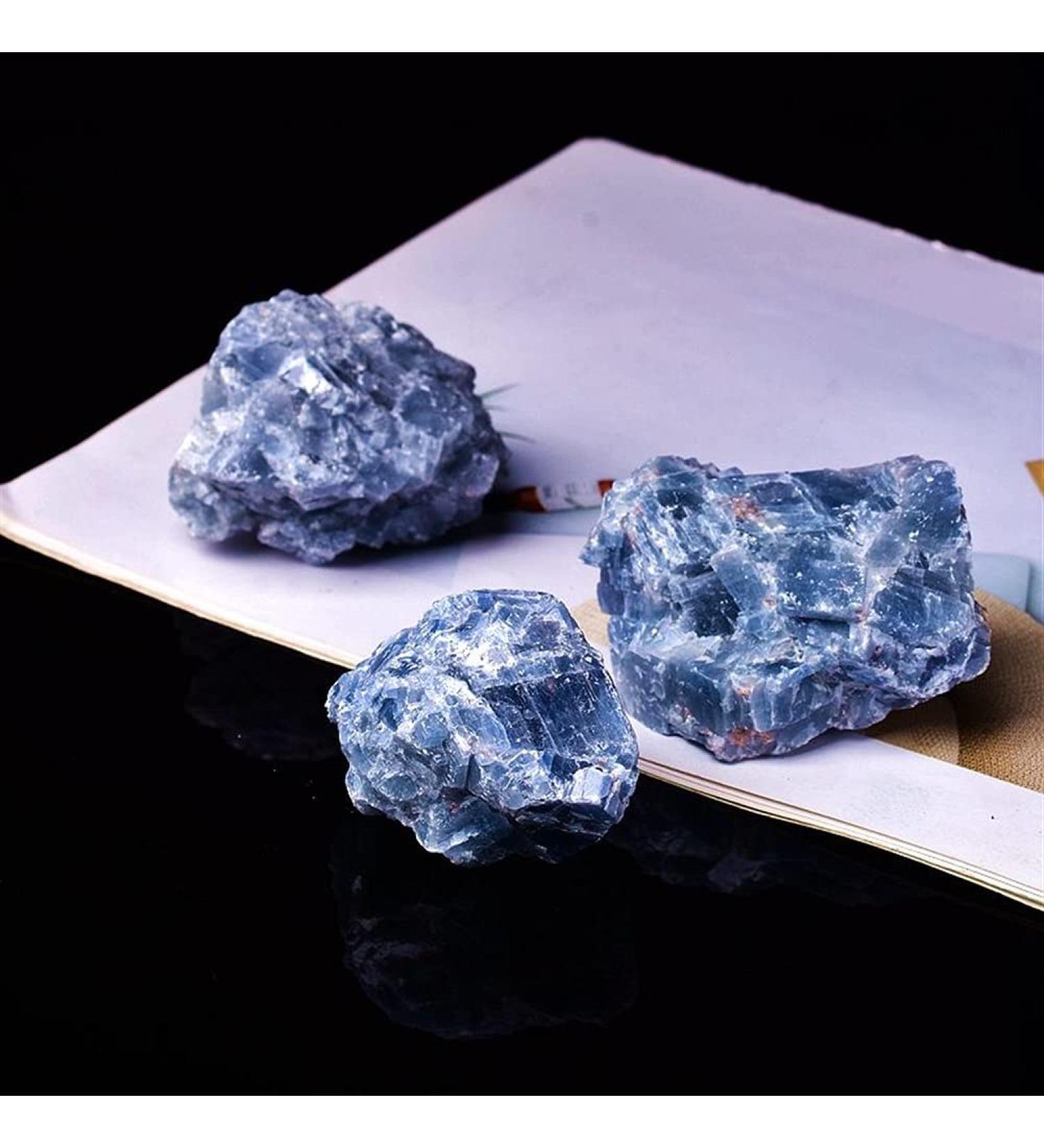 Collection 1PC Natural Blue Celestite Stone Quatrz Crystal Healing Mineral Rough Ore Rock Reiki Collectible Specimen for Home Decor Gifi (Size : 1) - Buy Online on GoSupps.com