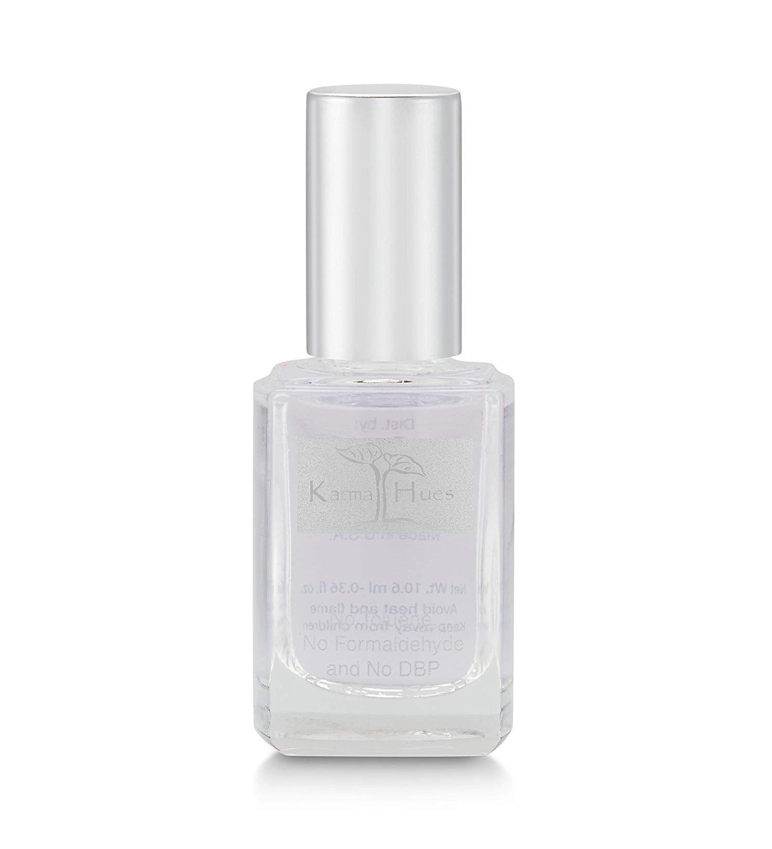 Karma Organic 2 in 1 Base Coat and Top Coat Nail Polish - Non-Toxic Vegan Formula for Long-Lasting Strength and Shine (0.43 FL oz) - Buy Online on GoSupps.com