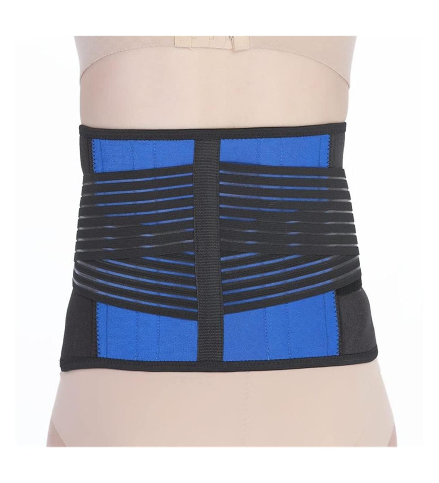 Plus Size Back Brace | Lumbar Support Belt for Lower Back Pain Relief | S-6XL Waist Trainer for Men & Women | Sciatica & Herniated Disc Support | 5X-Large Blue - Buy Online on GoSupps.com