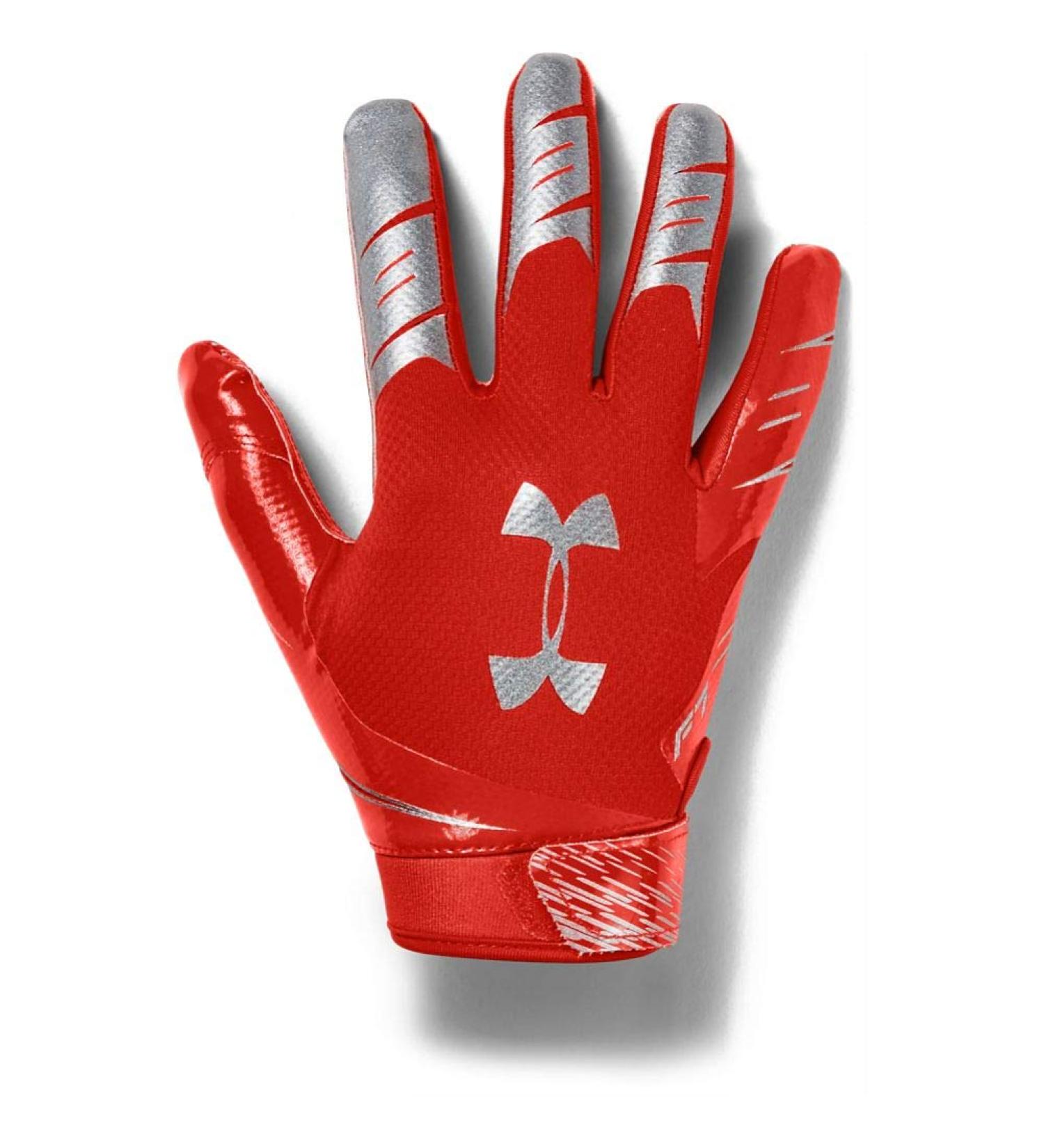 Under Armour Men's F7 Gloves - Dark Orange/Metallic Silver | Shop Internationally - Buy Online on GoSupps.com