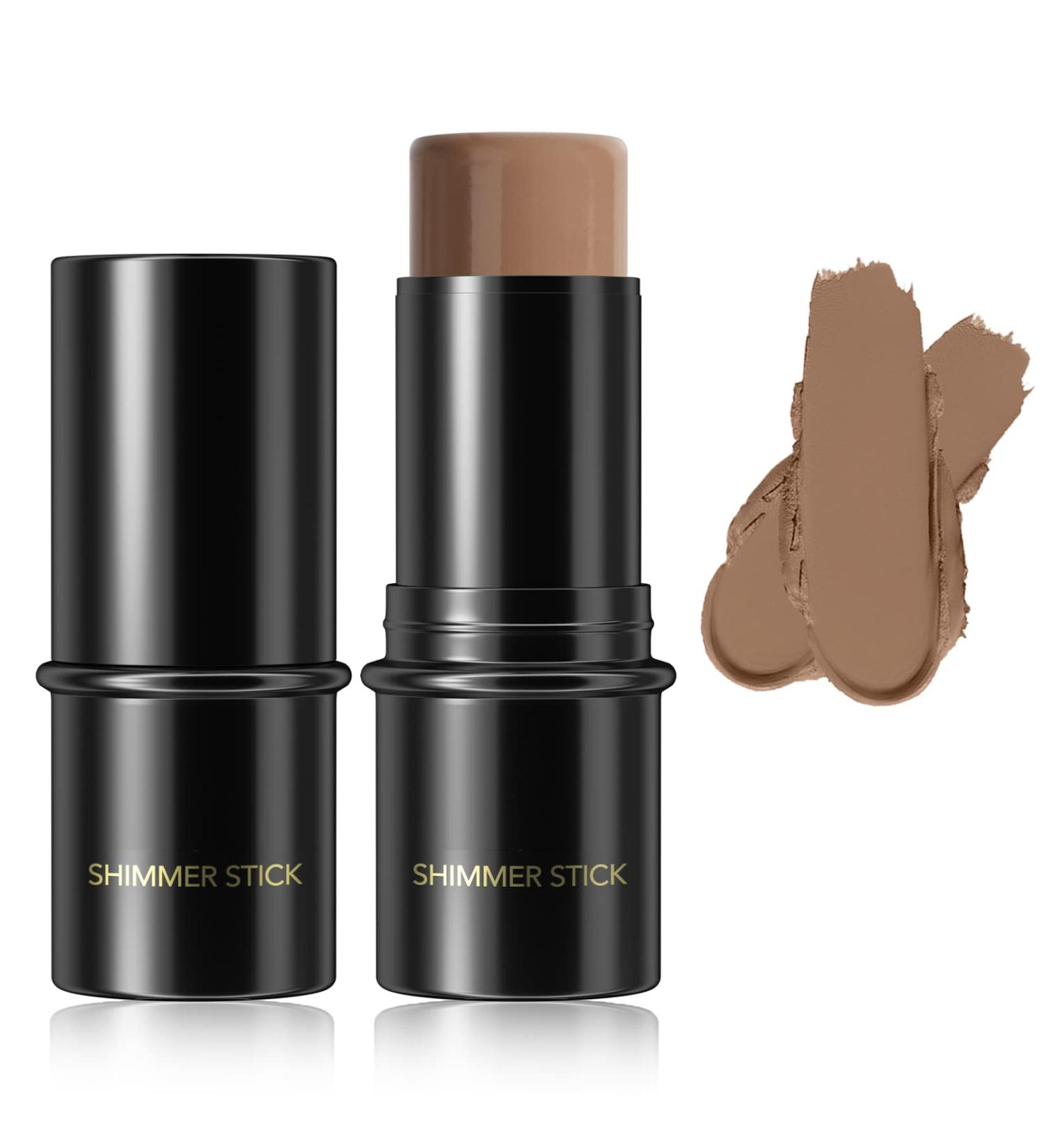 Highlighter Contour Stick for Long-Lasting Glow | Waterproof Makeup Wand for Face & Body | Daily Wear Bronzer | 10#Bronzer 29.00g - Buy Online on GoSupps.com