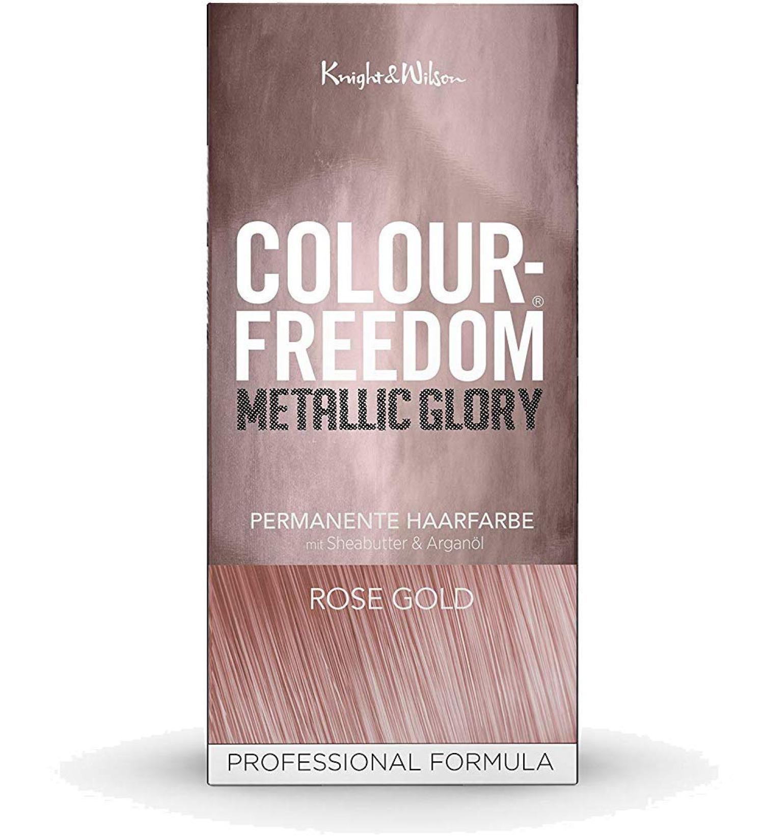 Shop Colour-Freedom Metallic Glory Rose Gold Permanent Hair Colour - Bronze (1 Pack) | International Shipping Available - Buy Online on GoSupps.com