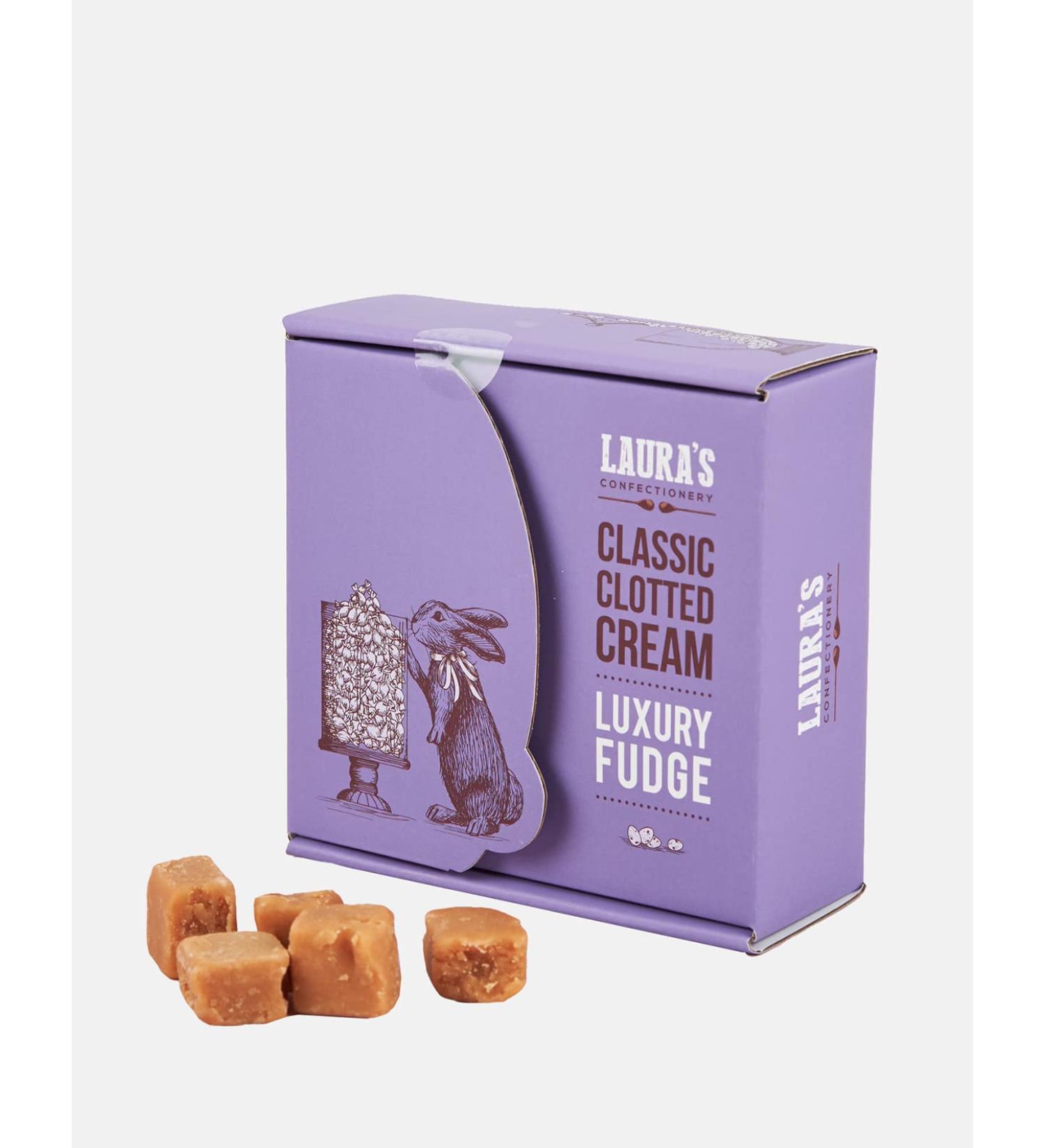 Laura's Confectionery|Laura's Classic Clotted Cream Fudge Box 200g Clotted Cream 200g