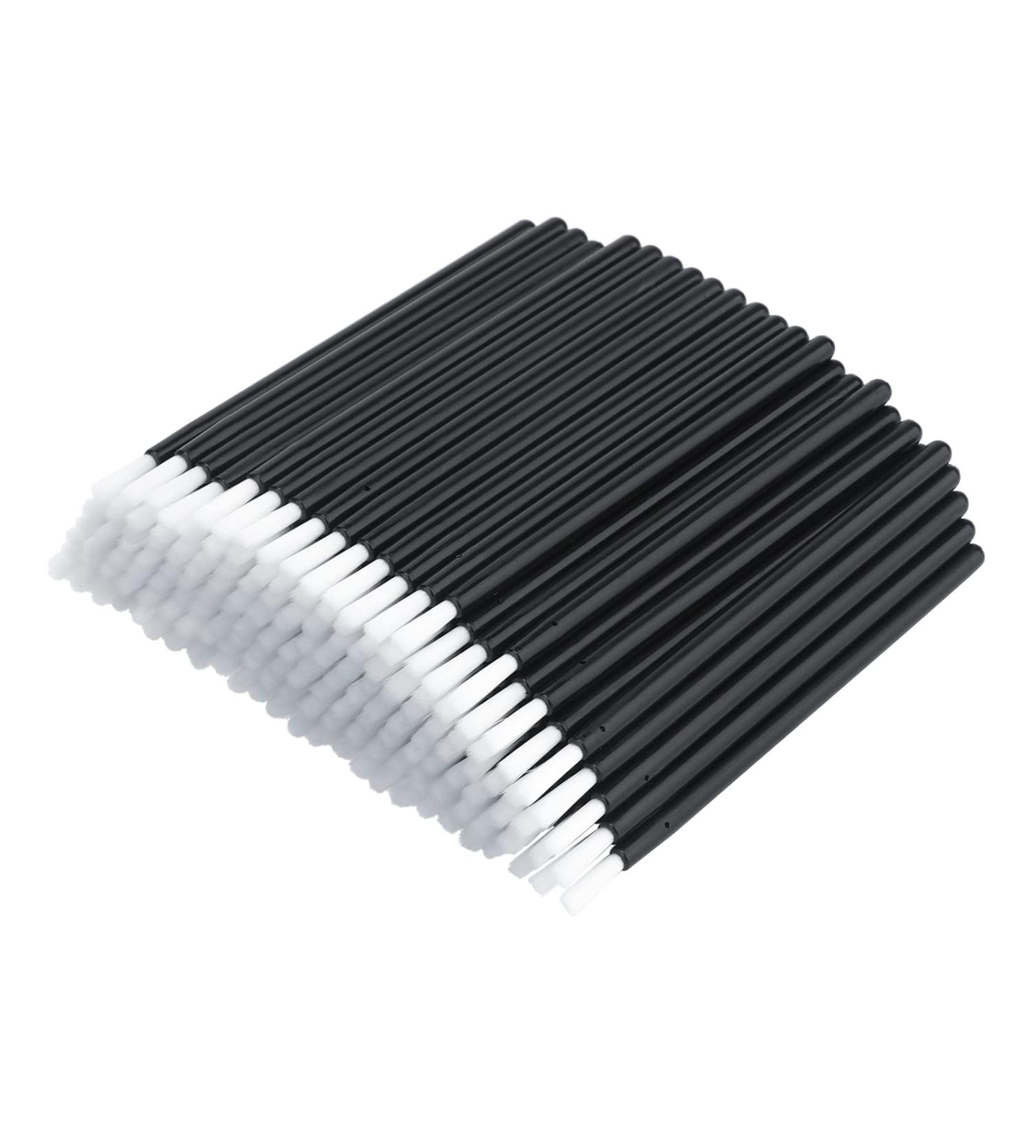 100PCS Disposable Nail & Lip Brushes for Makeup & PYO Cookie Painting - Black - Buy Online on GoSupps.com