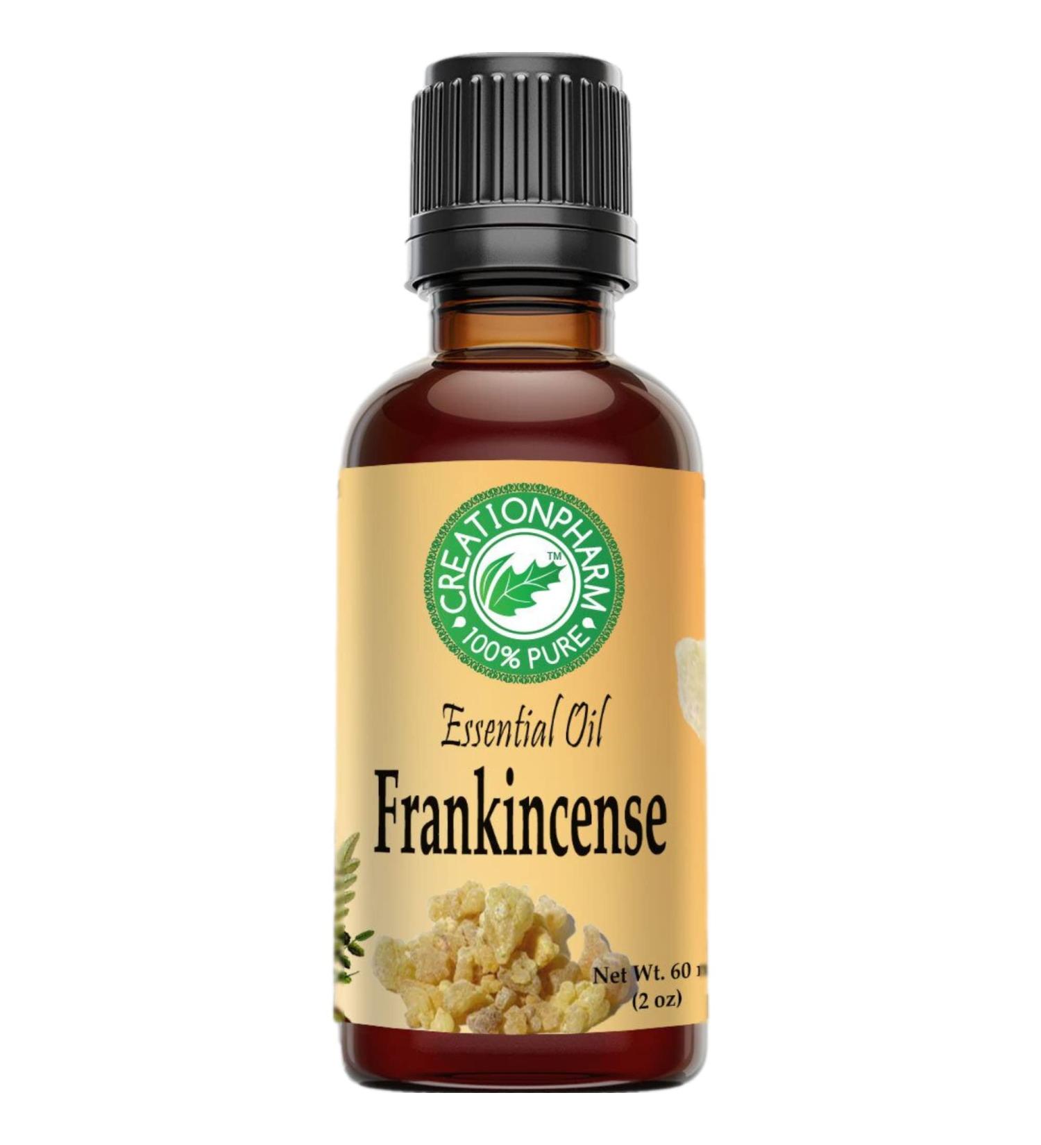 Creation Pharm Frankincense Essential Oil 2 oz - 100% Pure Therapeutic Grade Olibanum for Spa Diffuser & Home - Premium Aromatherapy Economy Size - Buy Online on GoSupps.com