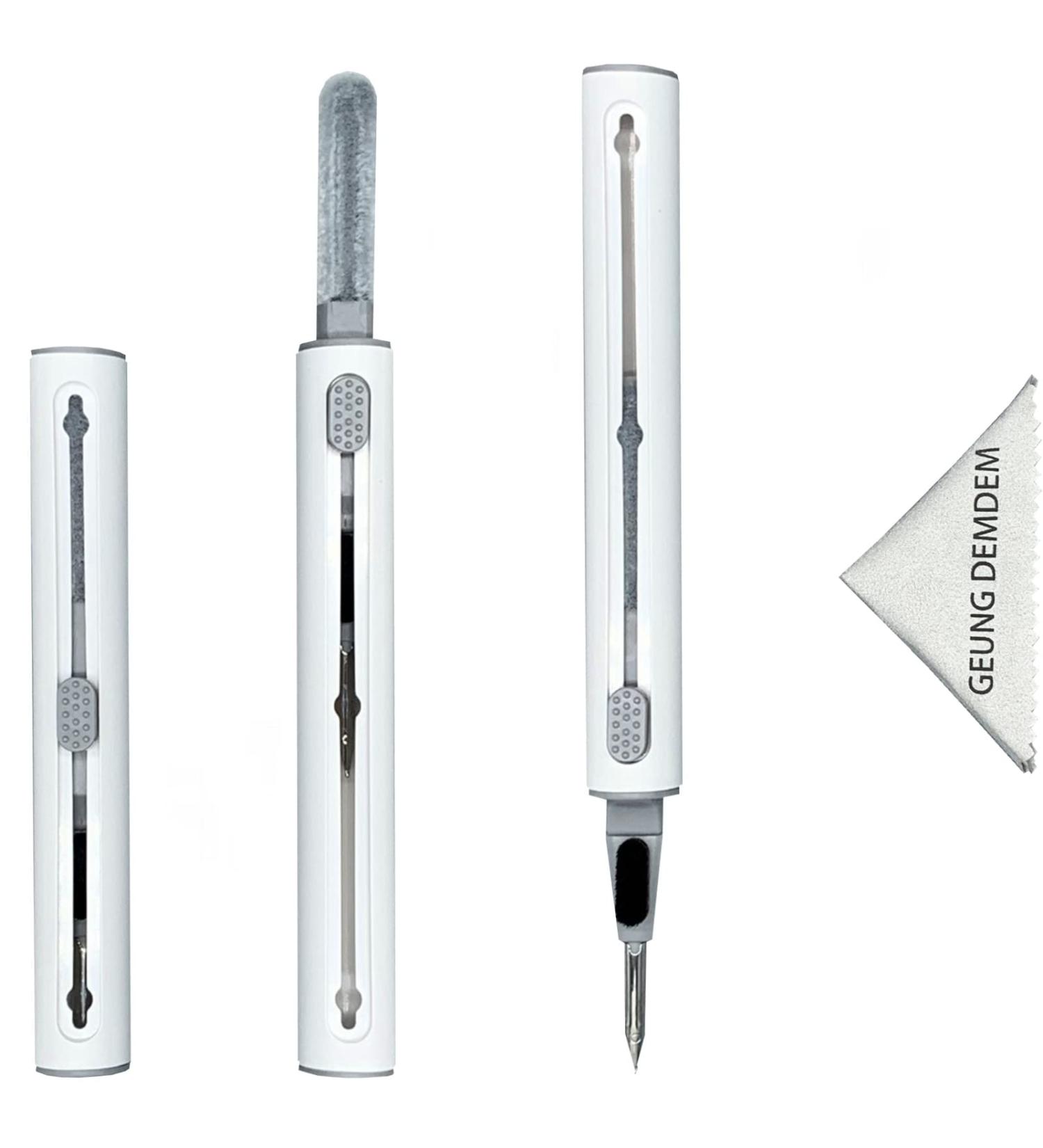 GEUNG DEMDEM Airpods Pro Cleaner Kit - Multi-Function Cleaning Pen with Brush, Sponge, and Cloth for TOZO, Apple, Sony, Beats, Samsung, JBL, MI - Compatible with Airpods Pro 1 2 3 Gen - Buy Online on GoSupps.com