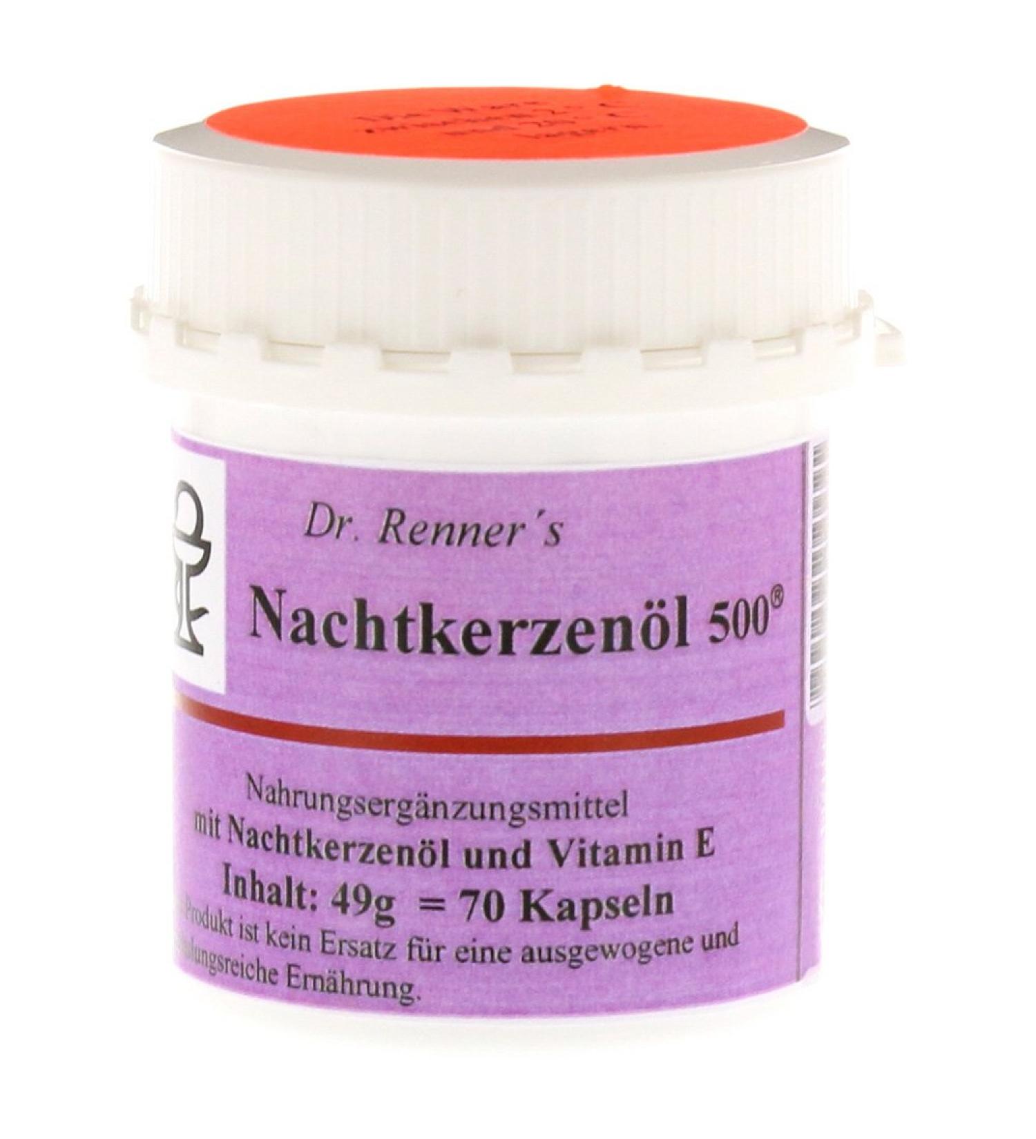 Evening primrose oil 500 mg Dr.Renner's capsules