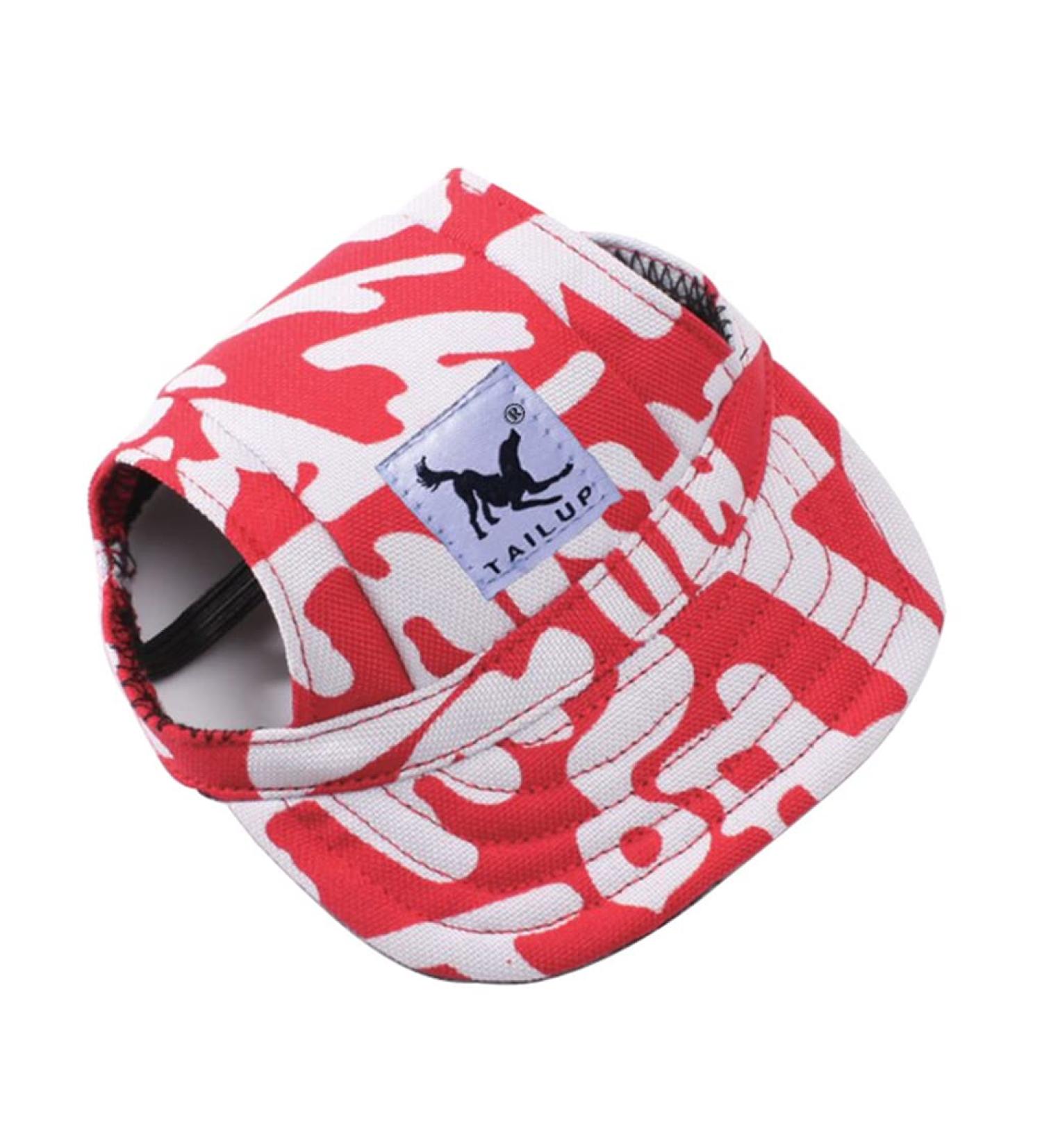 BbearT Pet Hats - Casual Sun Hat with Visor for Small Dogs (S Red Letters) - Stylish & Comfortable Dog Accessories - Buy Online on GoSupps.com