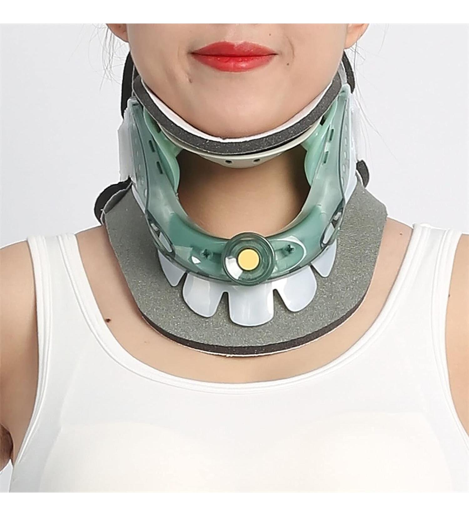 Pailon Adjustable Neck Support - Rigid Neck Traction Device for Home Use | Improve Spine Alignment | Unisex - Buy Online on GoSupps.com