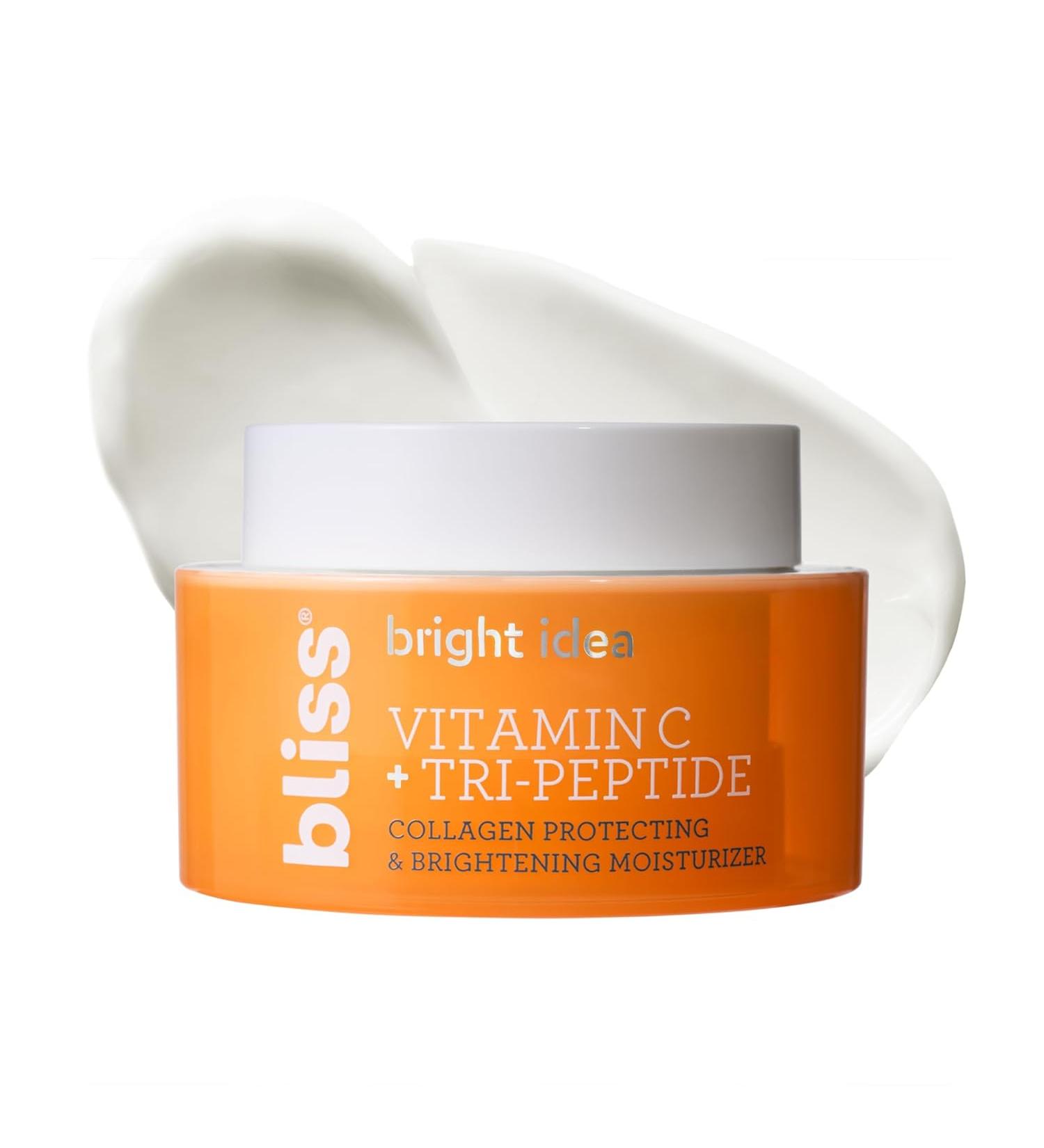 bliss bright idea vitamin c tri-peptide - Collagen protecting and brightening Moisturizer - Anti-Aging Face Cream for Collagen and Elasticity - 1.7 fl oz - Buy Online on GoSupps.com