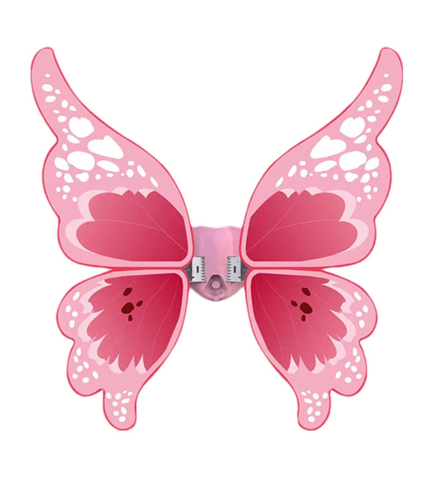 Fairy Wings Butterfly Wings Dress Up Butterfly Wings For Girls Kids Children Colorful Fairy Wings Princess Fairy Angel Wings For Halloween Christmas Pink(Without led) - Buy Online on GoSupps.com