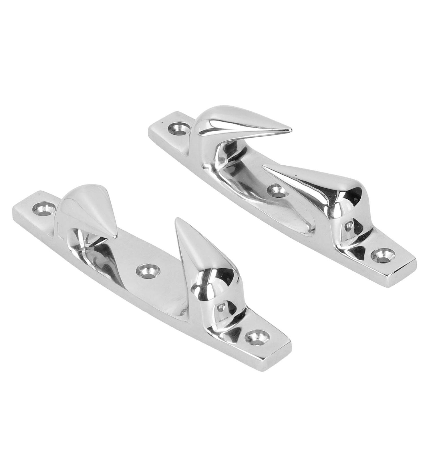 2pcs 4.69in 316 Stainless Steel Boat Bow Chocks - Marine Yacht Mooring Cleats - Buy Online on GoSupps.com
