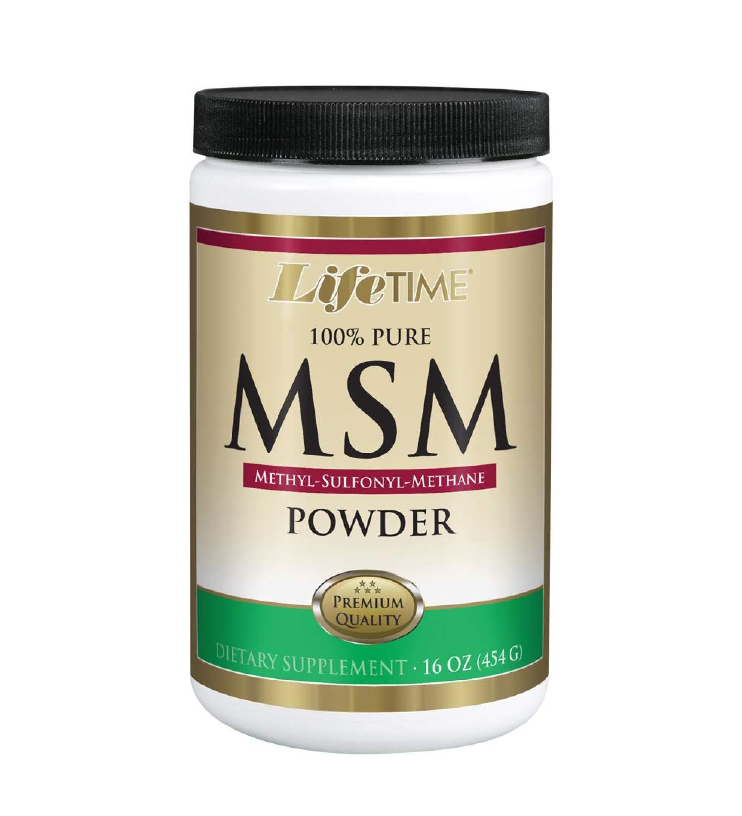Pure MSM Powder 2500mg | Supports Healthy Joints & Skin | 16 oz 180 Servings - Buy Online on GoSupps.com