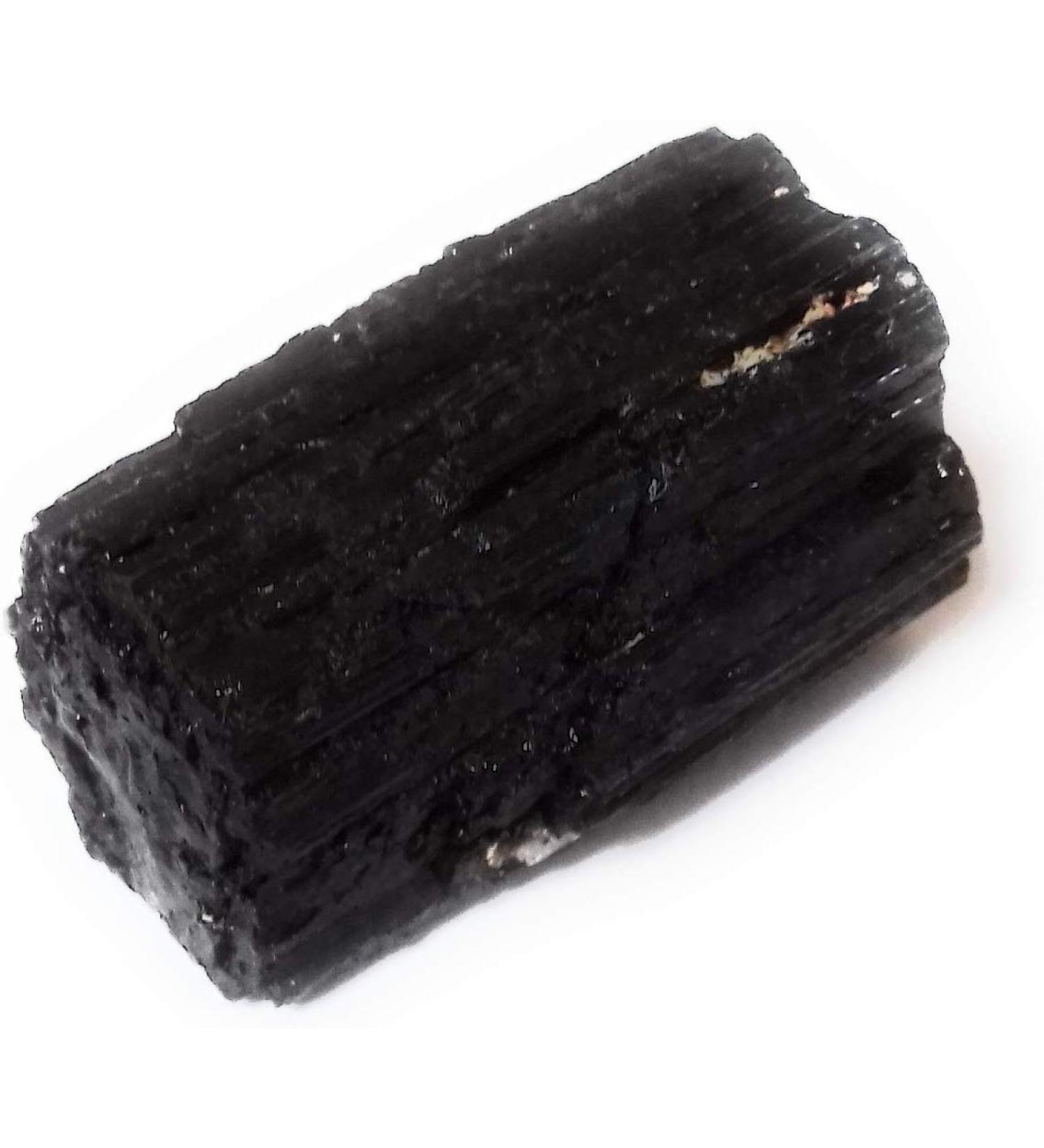 1 x Black Tourmaline Schorl Stone Crystal Protection Happiness Balance Strength Tolerance Root Chakra Capricorn Approx 3-4cm Reiki Charged