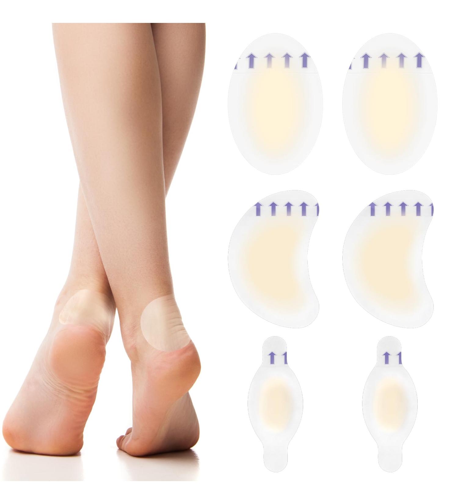 Buy WLLHYF Gel Blister Bandages - 6 Pcs Waterproof Hydrocolloid Plasters for Skin Protection | Invisible Cushion Pads for Heels Toes and Forefoot - International Shipping Available - Buy Online on GoSupps.com