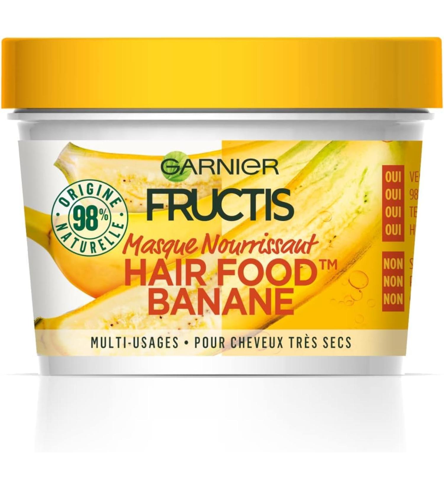  Garnier Garnier Hair Food Garnier Fructis Multi-Use Banana Nourishing Mask for Very Dry Hair - 390 ml - Buy Online on GoSupps.com