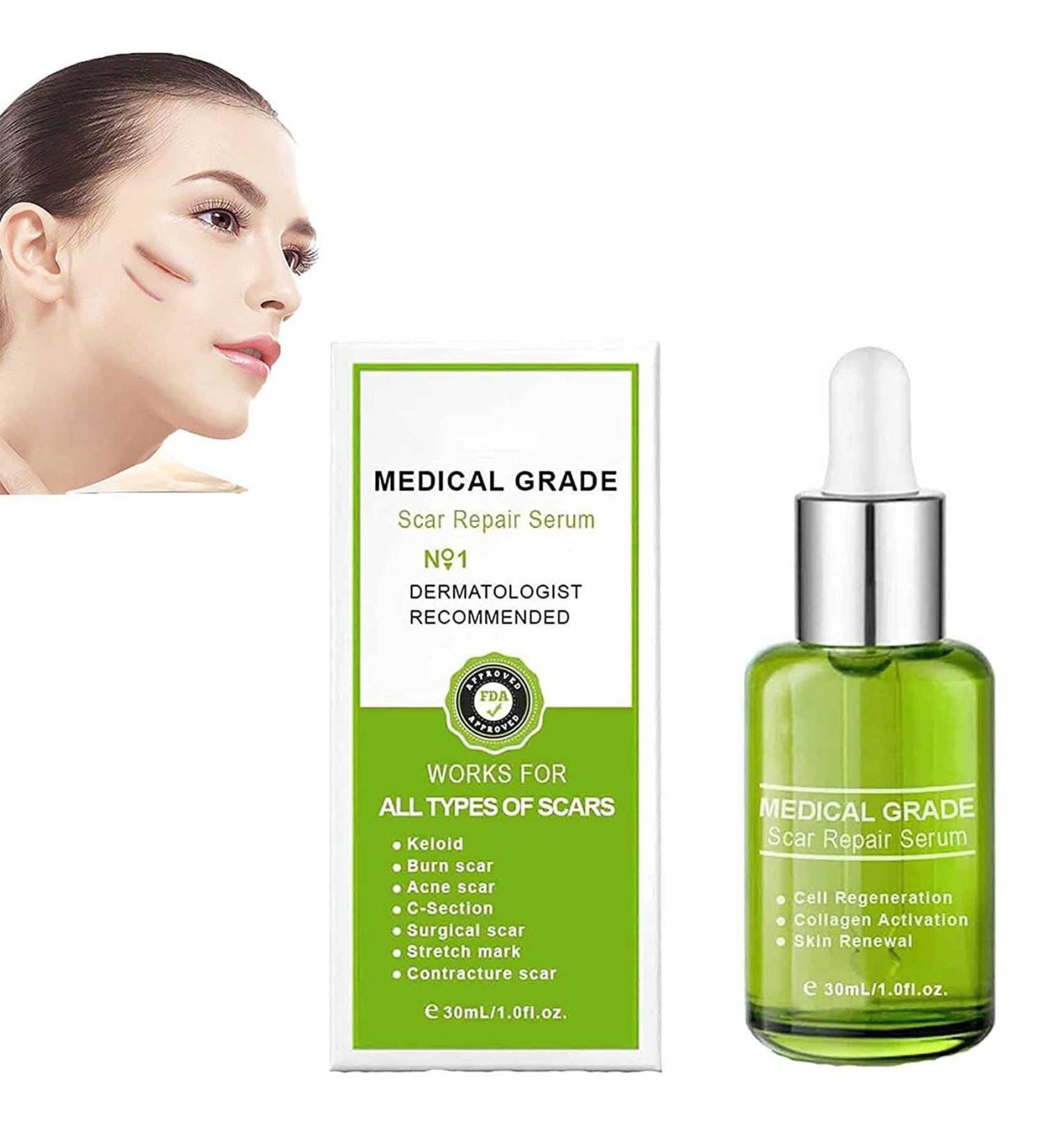 Goopgen Advanced Scar Repair Serum - Medical Grade Nature Scar Treatment for All Types of Scars (1pcs) - Buy Online on GoSupps.com