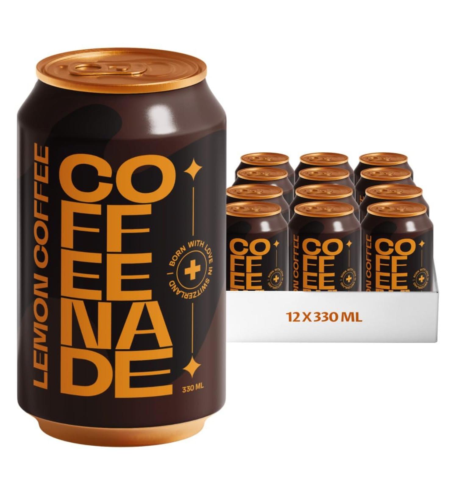 Coffeenade - (12 x 330ml) - COFFEENADE Citrus - Sparkling Coffee Lemonade - Buy Online on GoSupps.com
