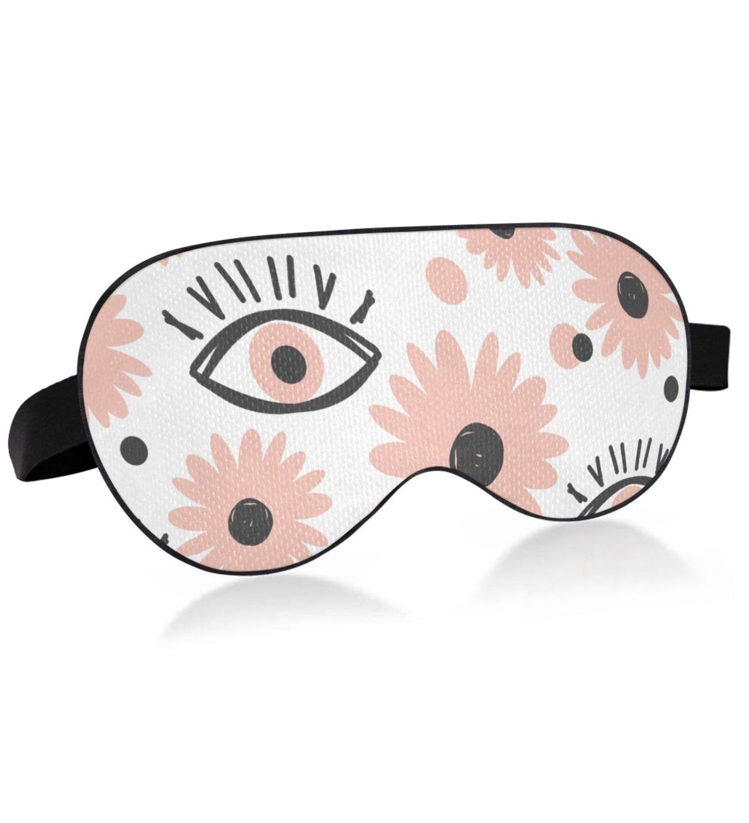 Haskirky Light Blocking Eye Mask Breathable and Adjustable Adult Men and Women Travel on Business Trips Yoga Meditation Light Smooth Comfortable Eye Mask Office Deep Sleep Goodies Boho Eyes - Buy Online on GoSupps.com