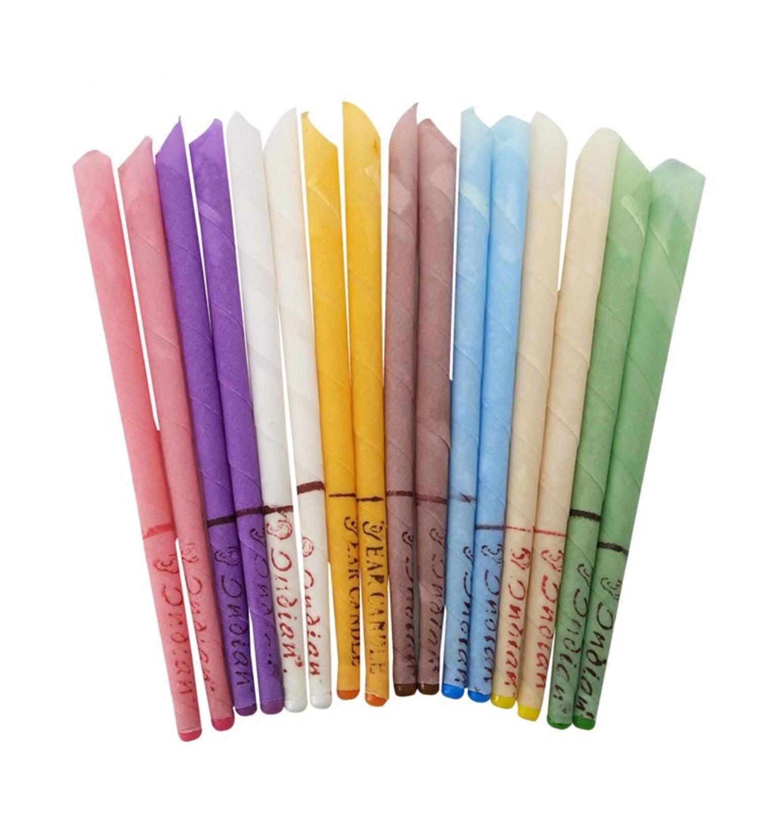 Supvox Organic Beeswax Ear Candles - Non-Toxic Hollow Cone for Safe Wax Removal & Healthy Care - Buy Online on GoSupps.com