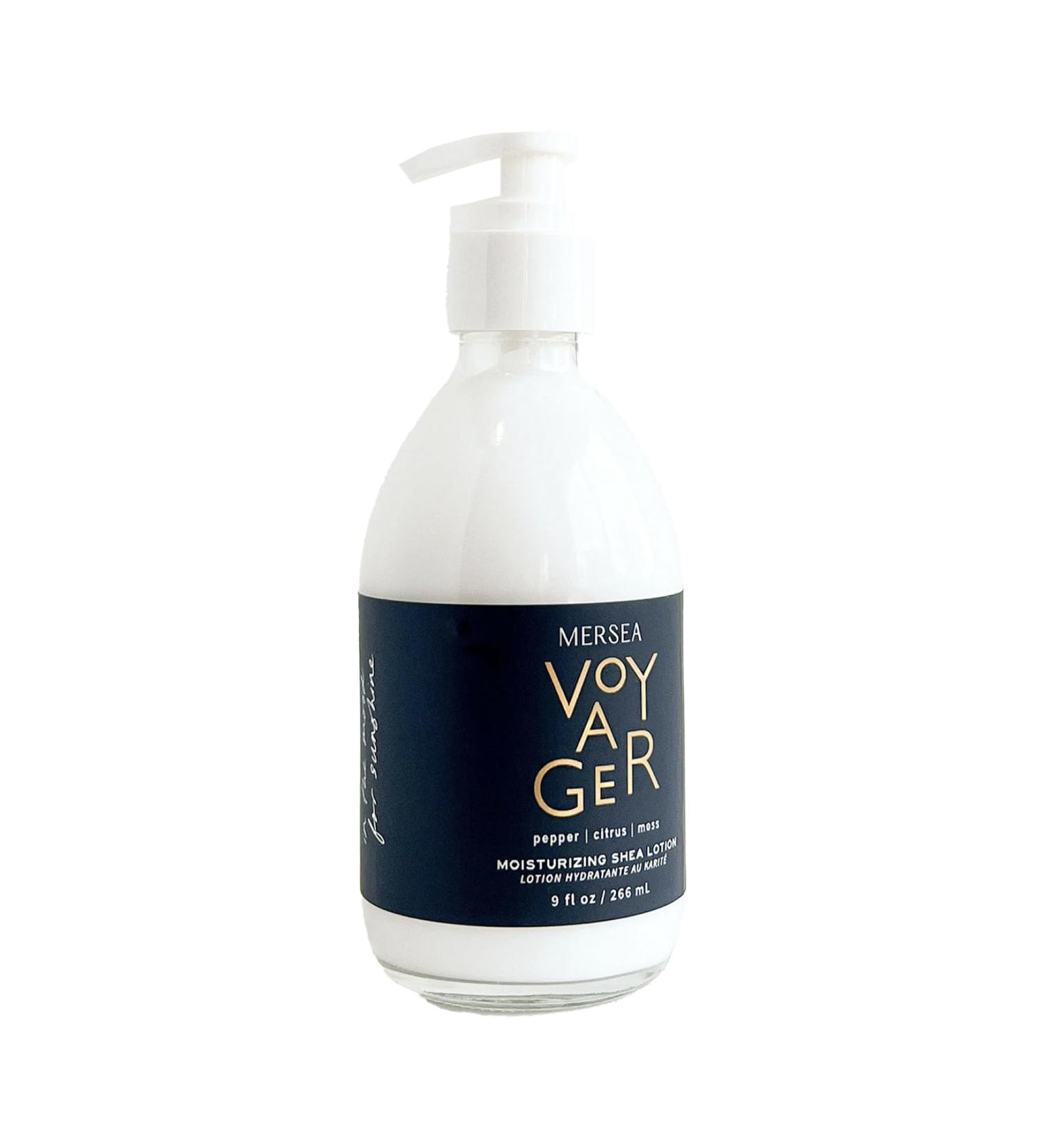 MERSEA Luxury Shea Lotion - Hand & Body Lotion in Glass Pump Bottle Voyager 9 oz | Nourishing Moisturizer for Soft Skin - Buy Online on GoSupps.com