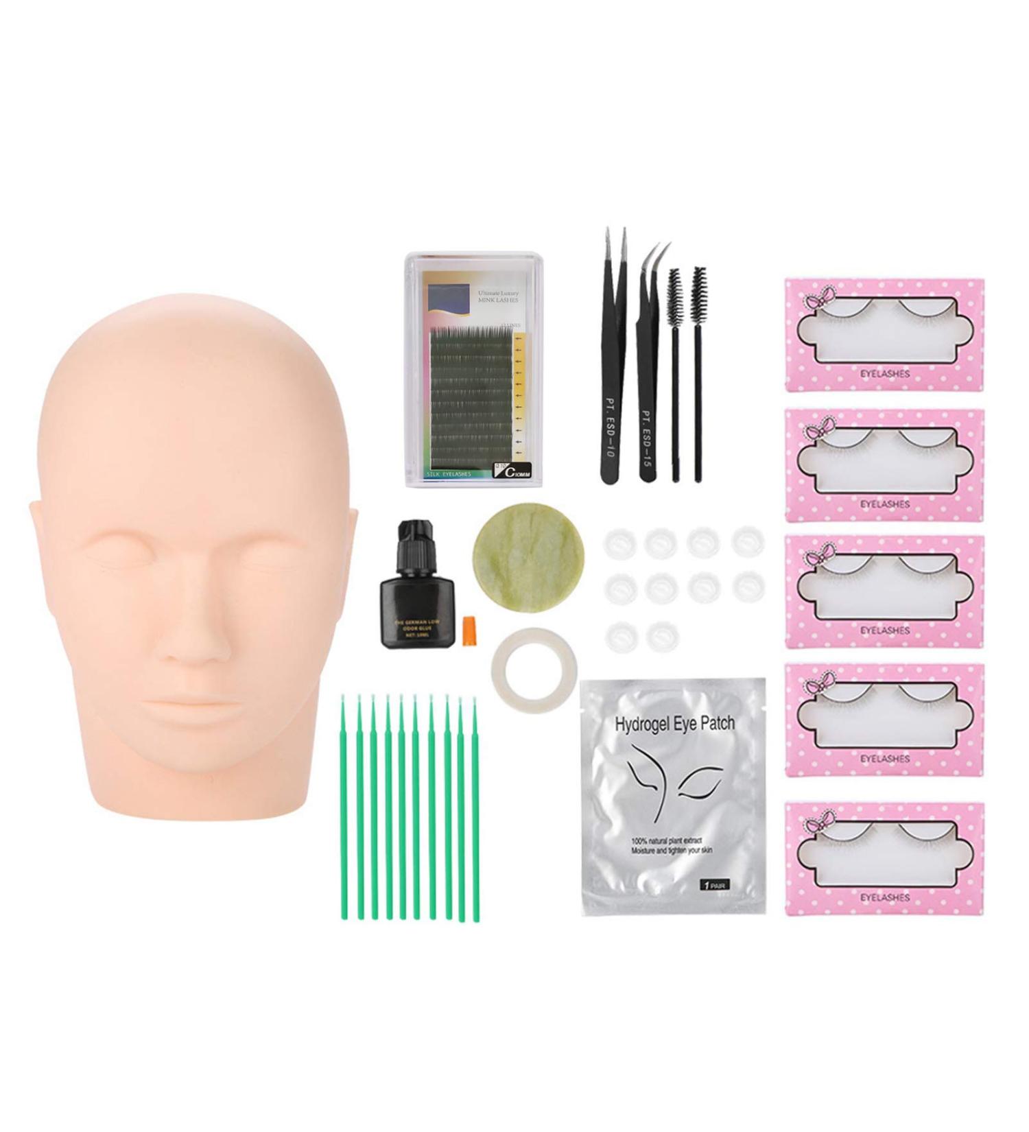 Lash Extension Kit Eyelash Lash Extension Kit For Beginners Makeup Brushes & Tools Cleaning Rods Glue For Beginners  - Buy Online on GoSupps.com