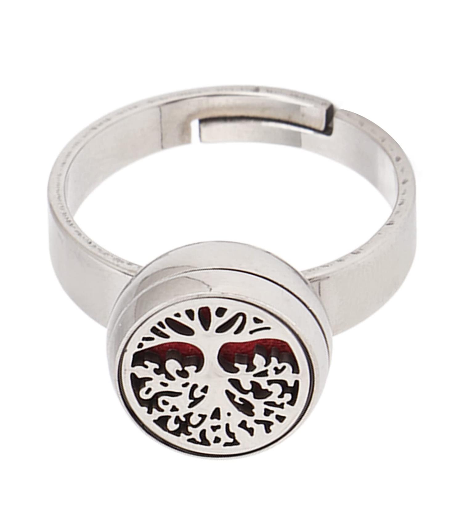 Essential Oil Diffuser Rings for Women | Portable Stainless Steel Aromatherapy Jewelry - Buy Online on GoSupps.com