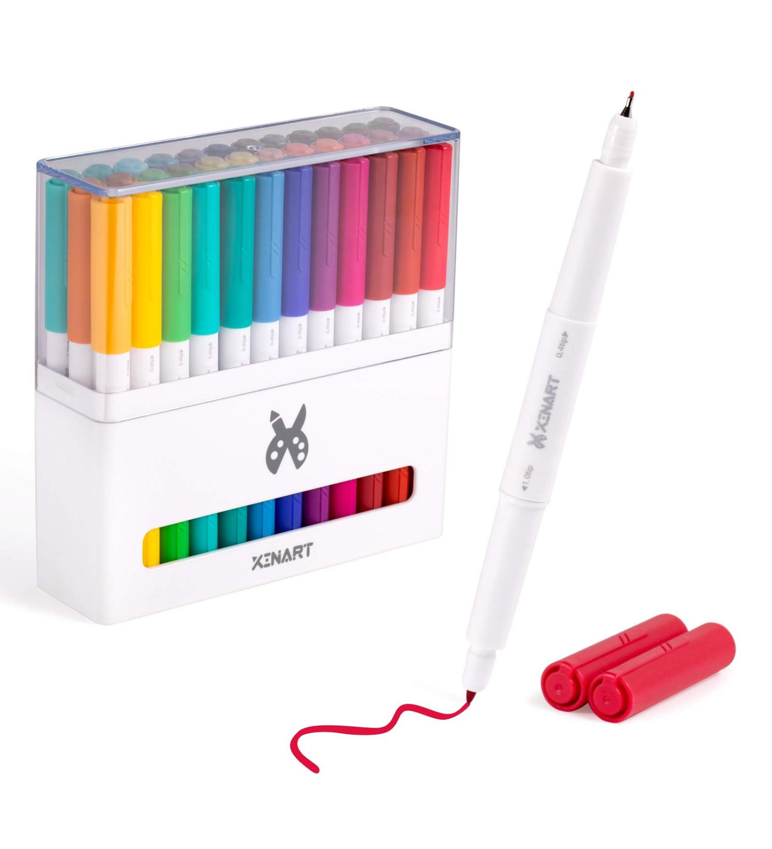 Xinart 36 Pack Dual Tip Pens for Cricut Maker 3 & Explore | Black Waterbased Ink | Ultimate Fine Point Pen Set for Cricut | Marker Pen Supplies Bundle - Buy Online on GoSupps.com